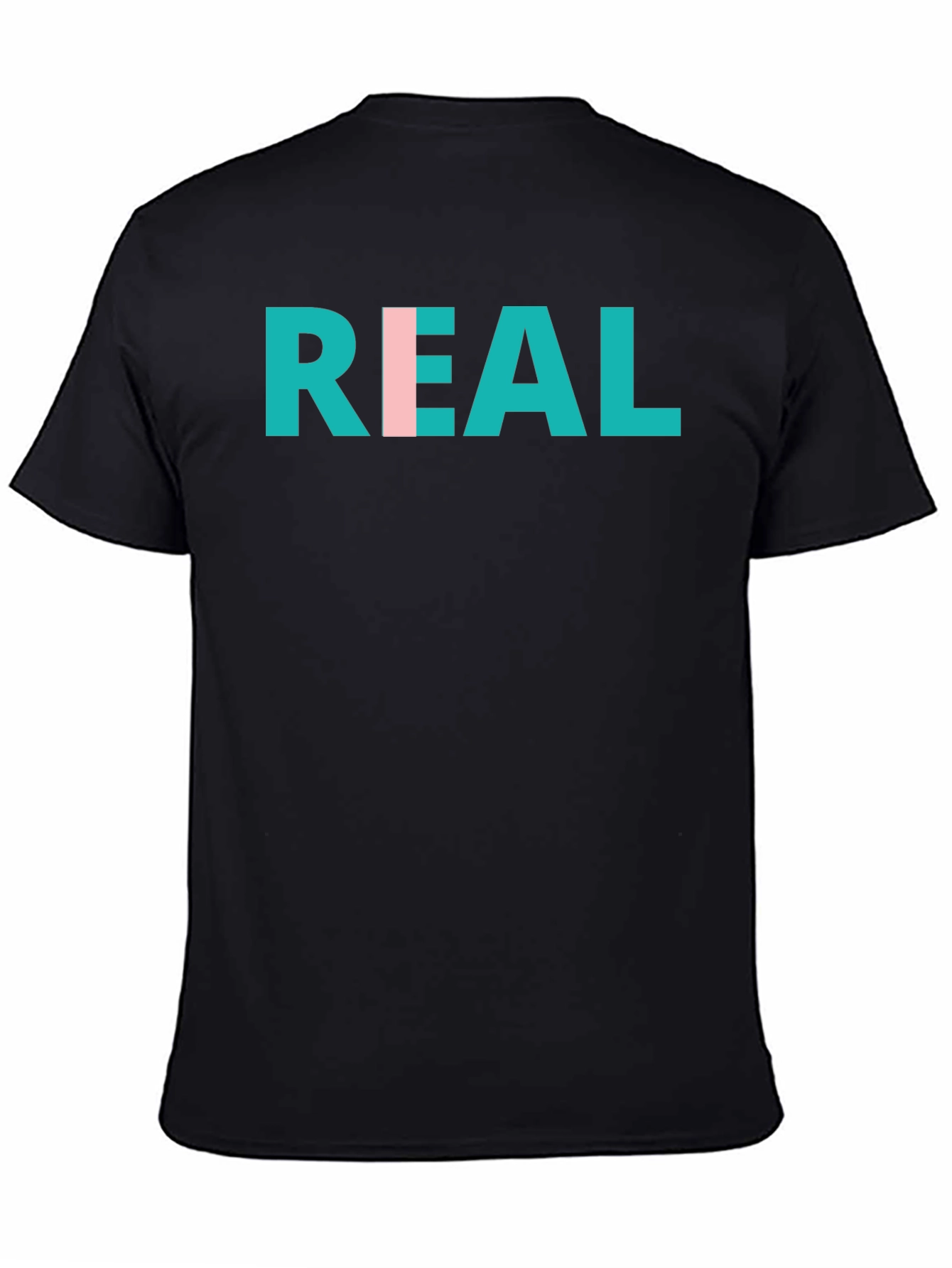 REAL Graphic Print Crew Neck T-Shirt