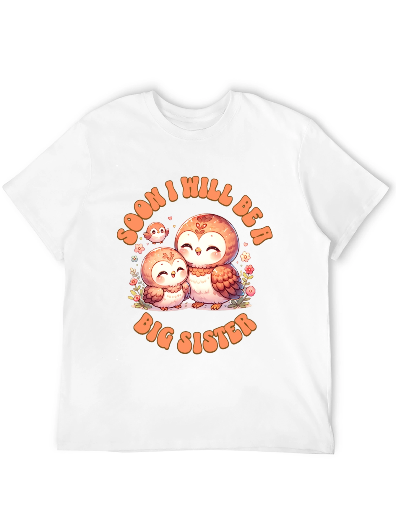 Soon To Be Big Sister Owl T-Shirt