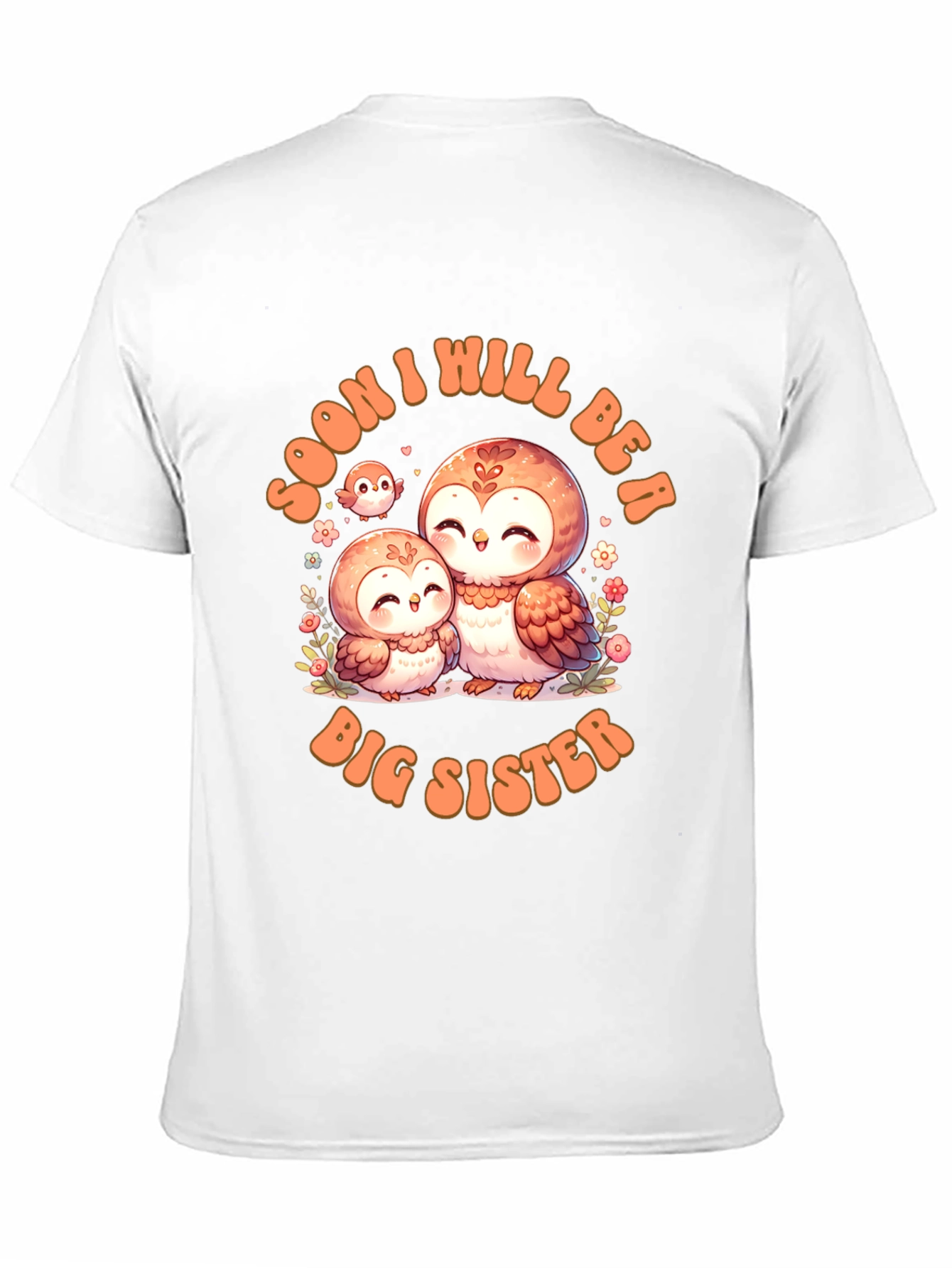 Soon To Be Big Sister Owl T-Shirt