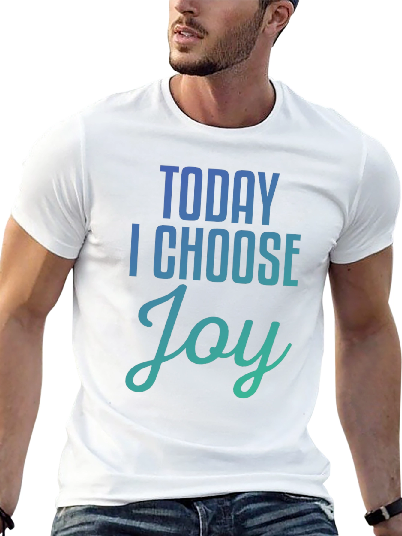Today I Choose Joy Graphic Tee - Black Unisex