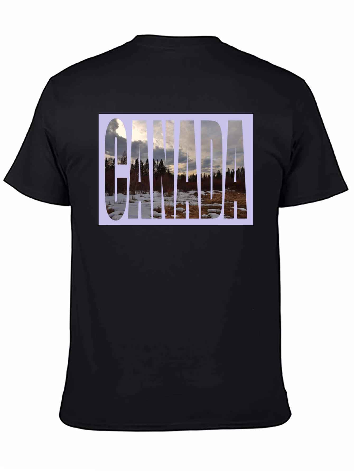Canada Landscape Graphic Tee - Black T-Shirt