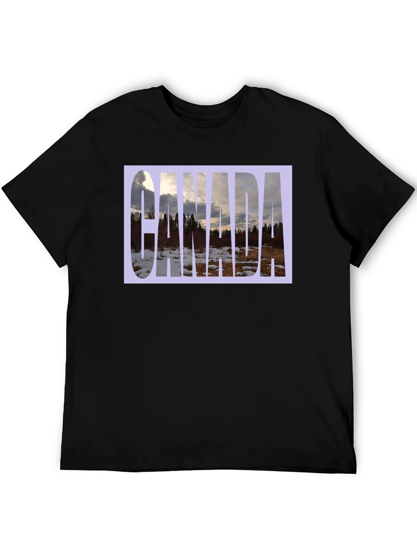 Canada Landscape Graphic Tee - Black T-Shirt