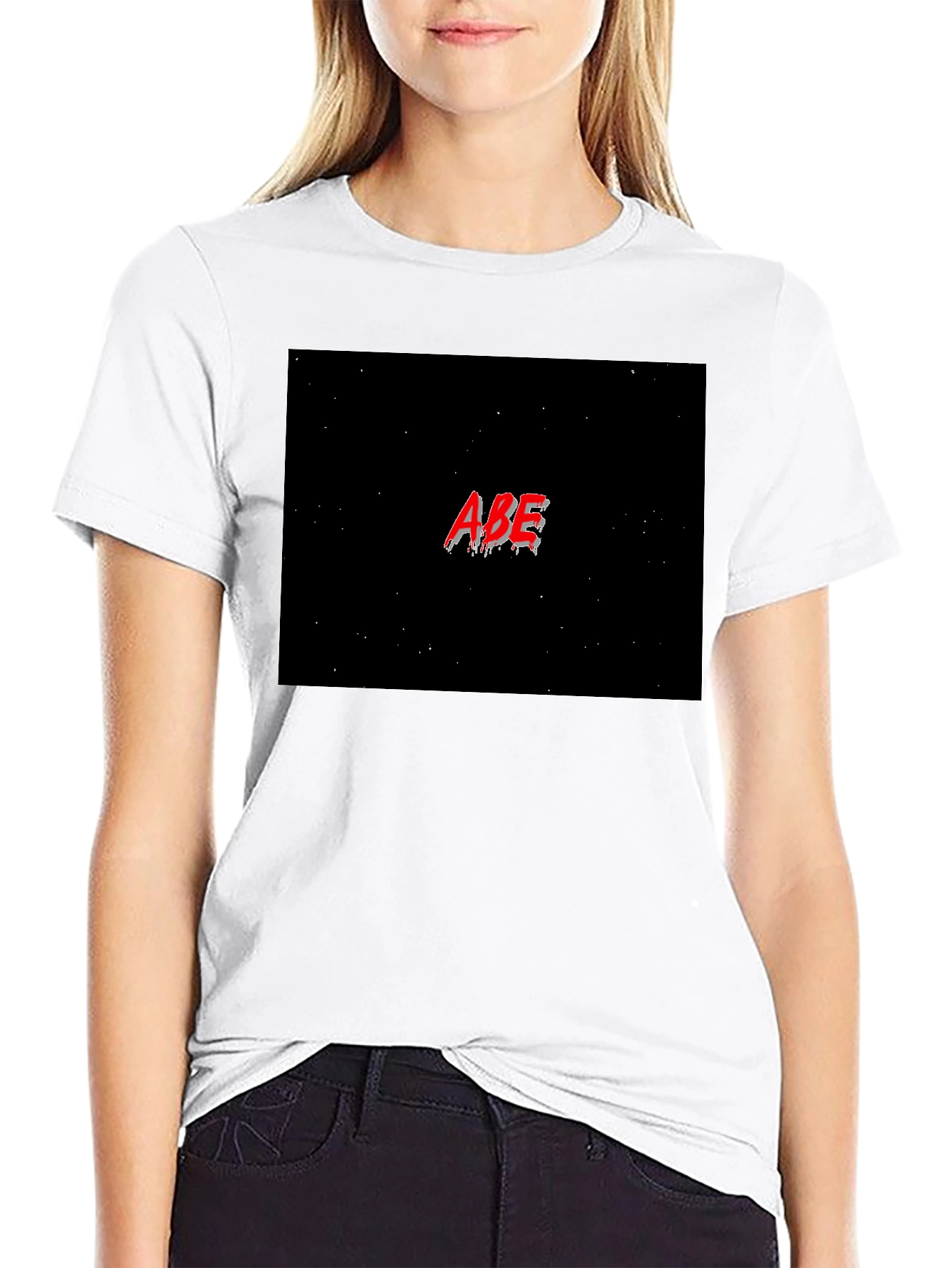 ABE Black T-Shirt - Unique Design