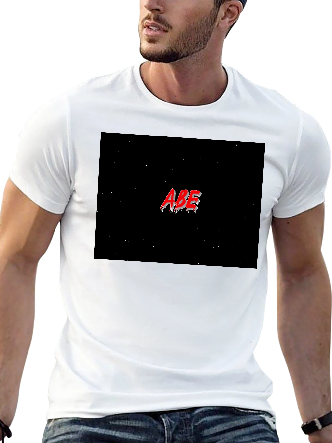ABE Black T-Shirt - Unique Design