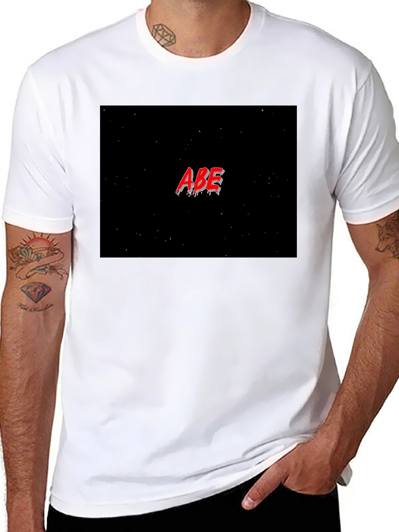 ABE Black T-Shirt - Unique Design