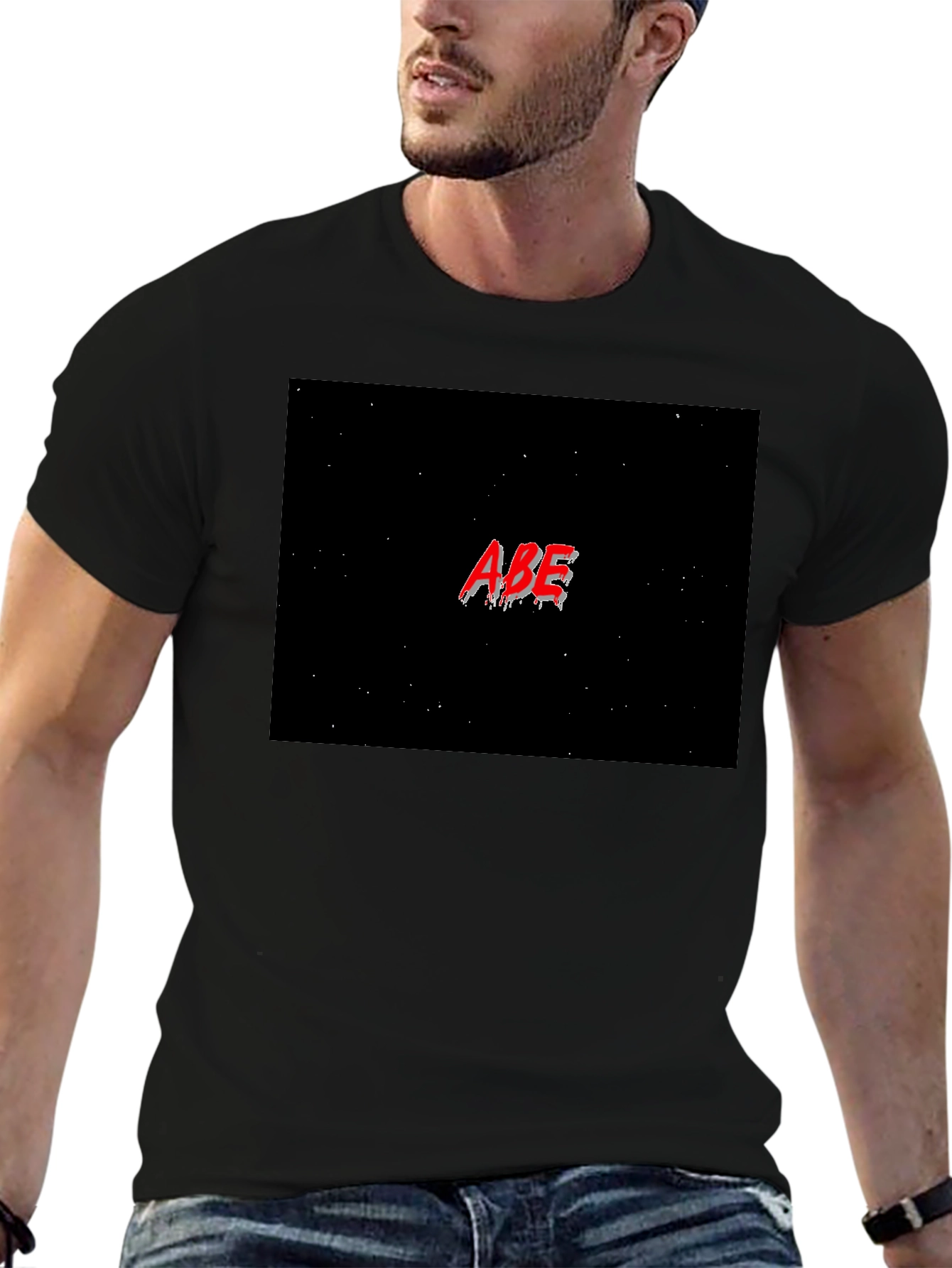ABE Black T-Shirt - Unique Design