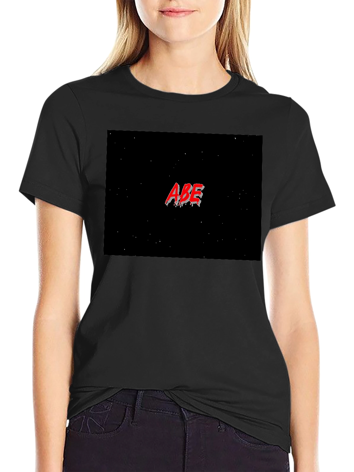 ABE Black T-Shirt - Unique Design