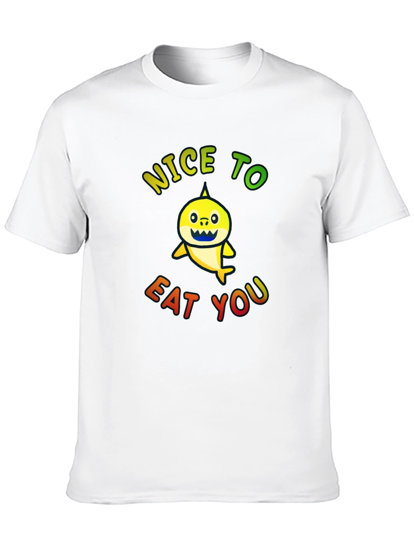 Nice To Eat You Baby Shark Graphic Tee