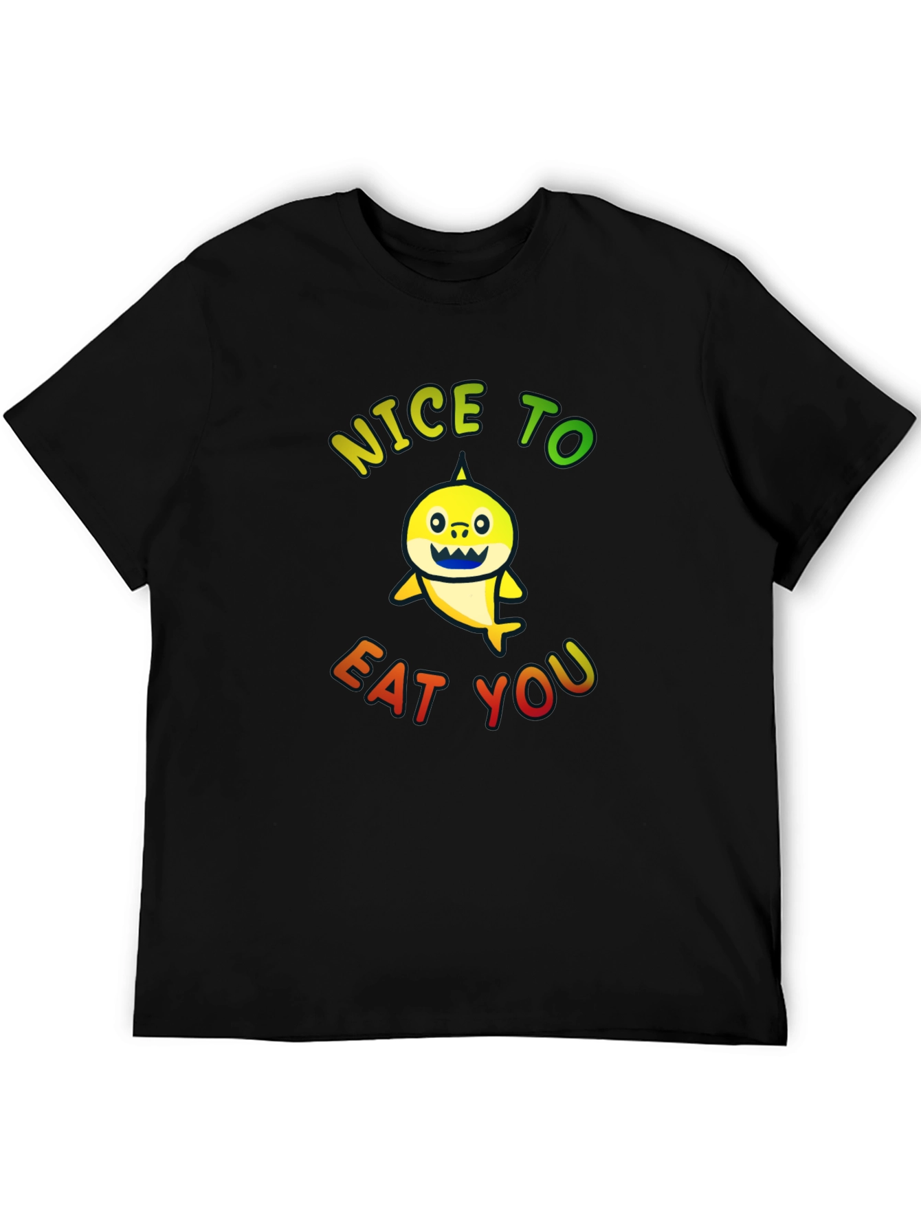 Nice To Eat You Baby Shark Graphic Tee