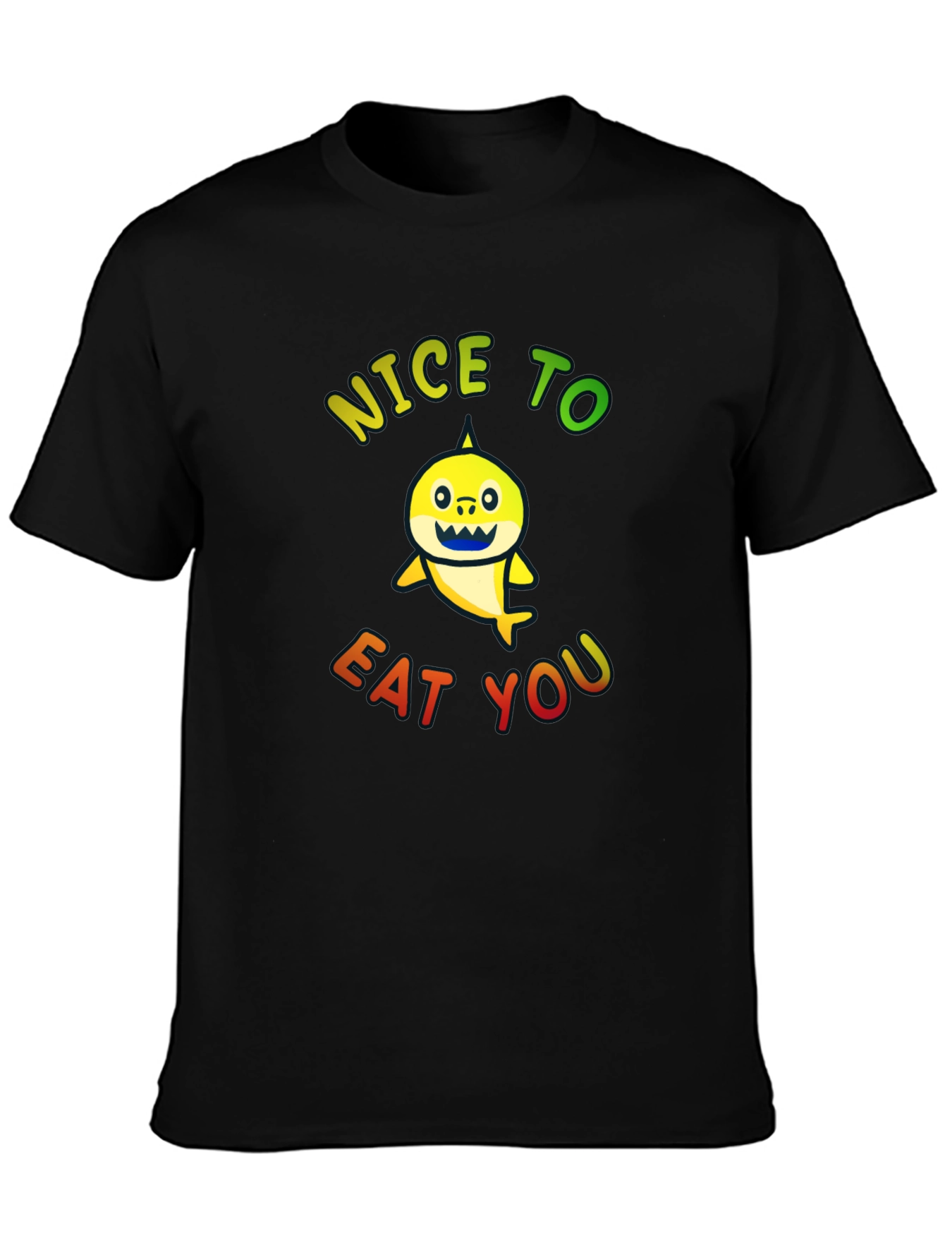 Nice To Eat You Baby Shark Graphic Tee