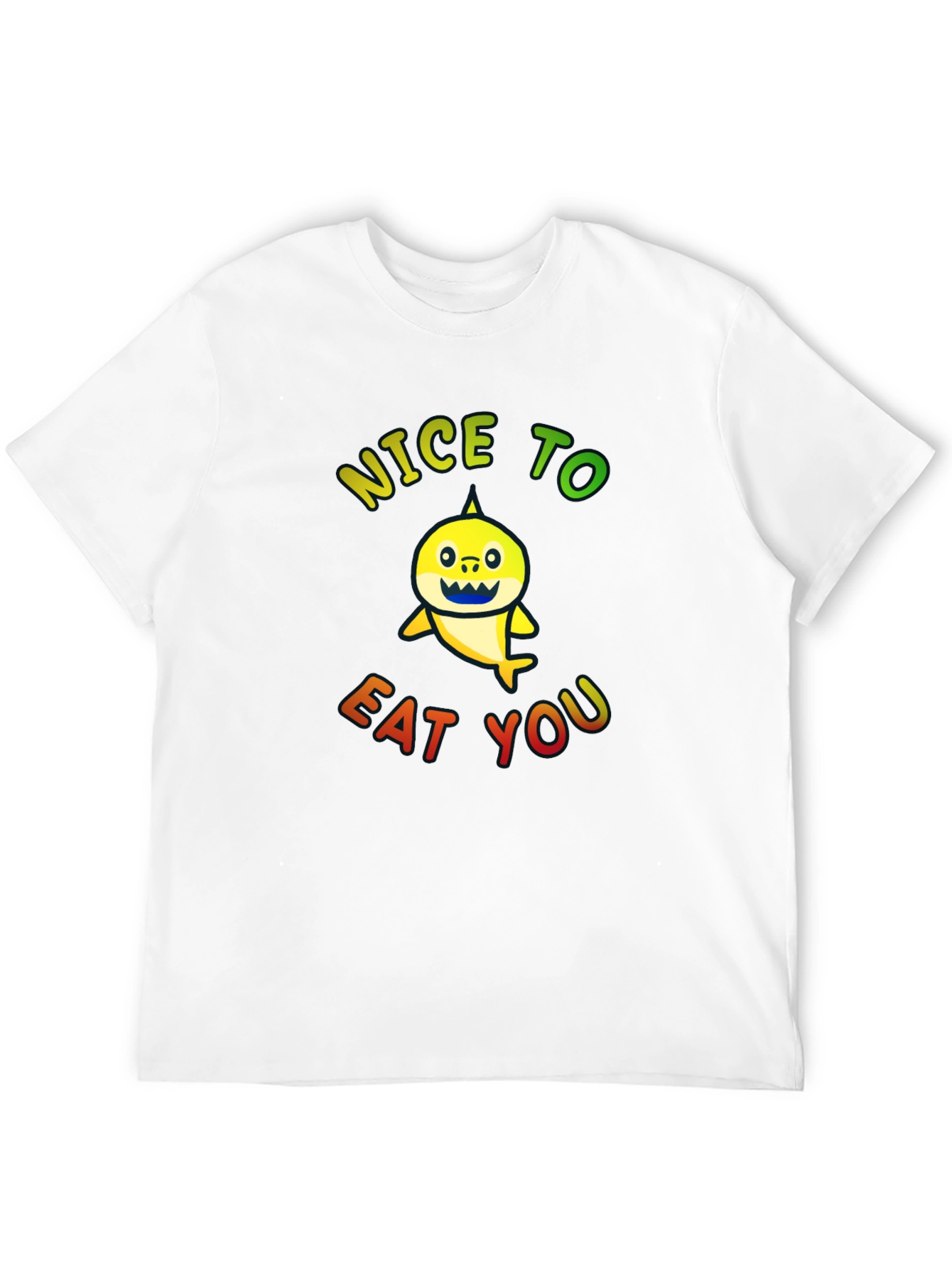 Nice To Eat You Baby Shark Graphic Tee