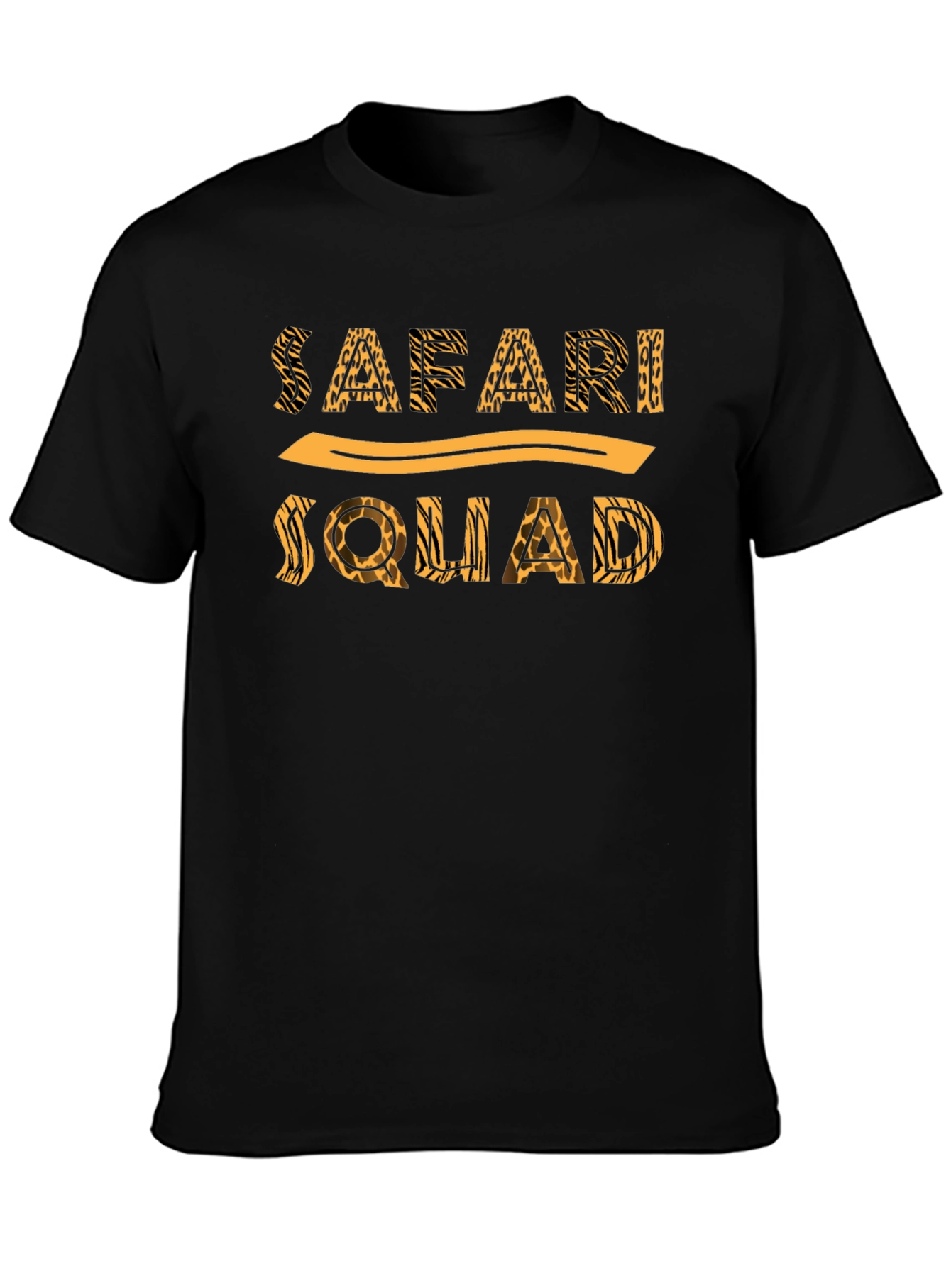 Safari Squad Graphic T-Shirt - Black