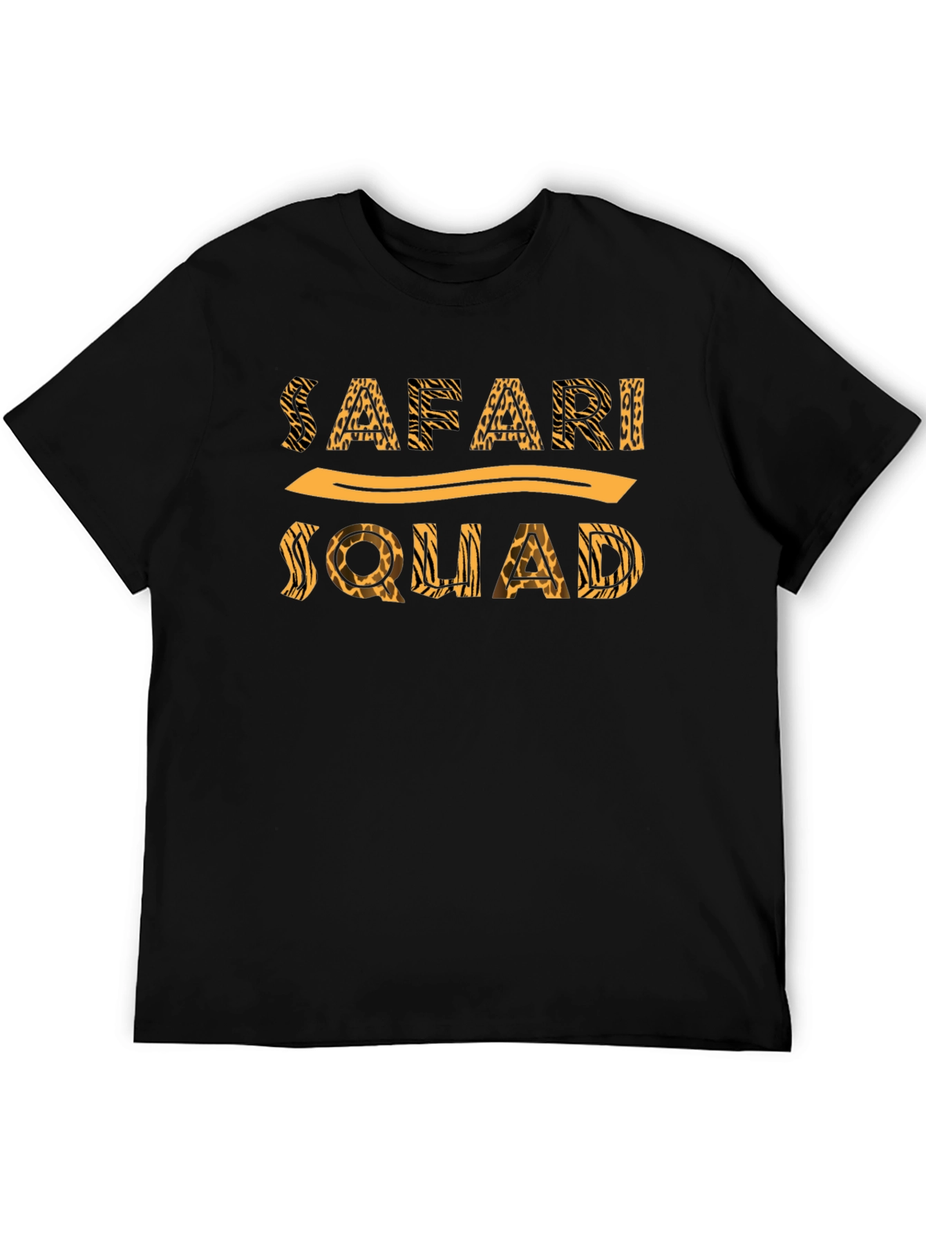 Safari Squad Graphic T-Shirt - Black