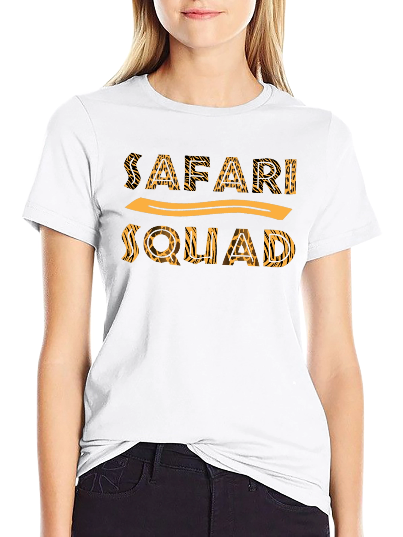 Safari Squad Graphic T-Shirt - Black