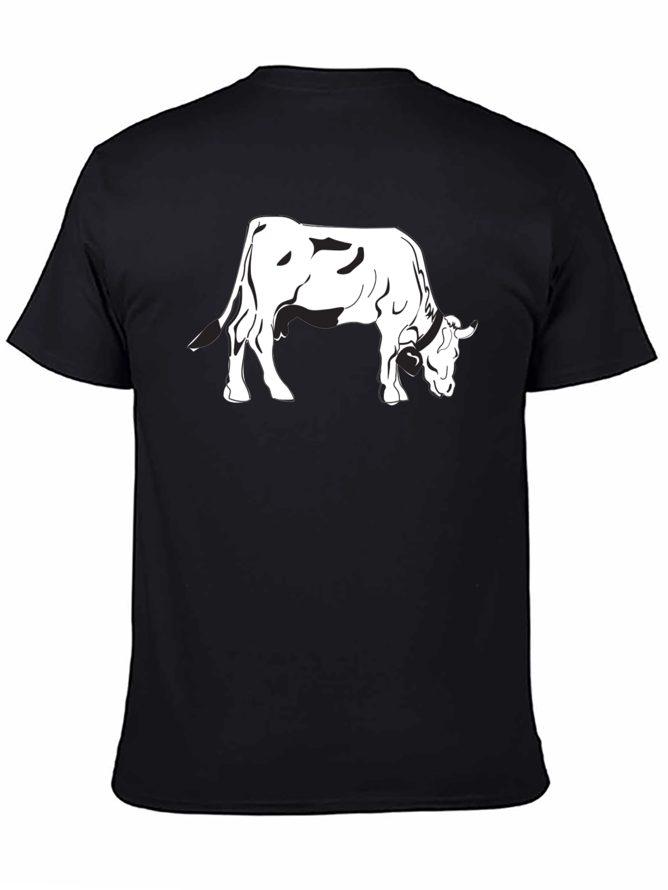 Cow Graphic Black T-Shirt