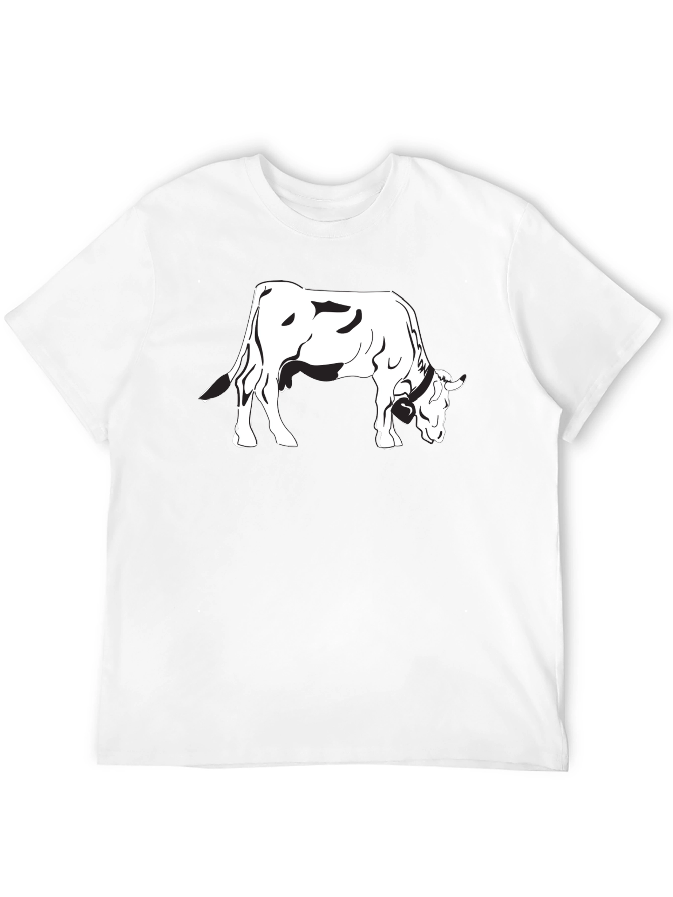 Cow Graphic Black T-Shirt
