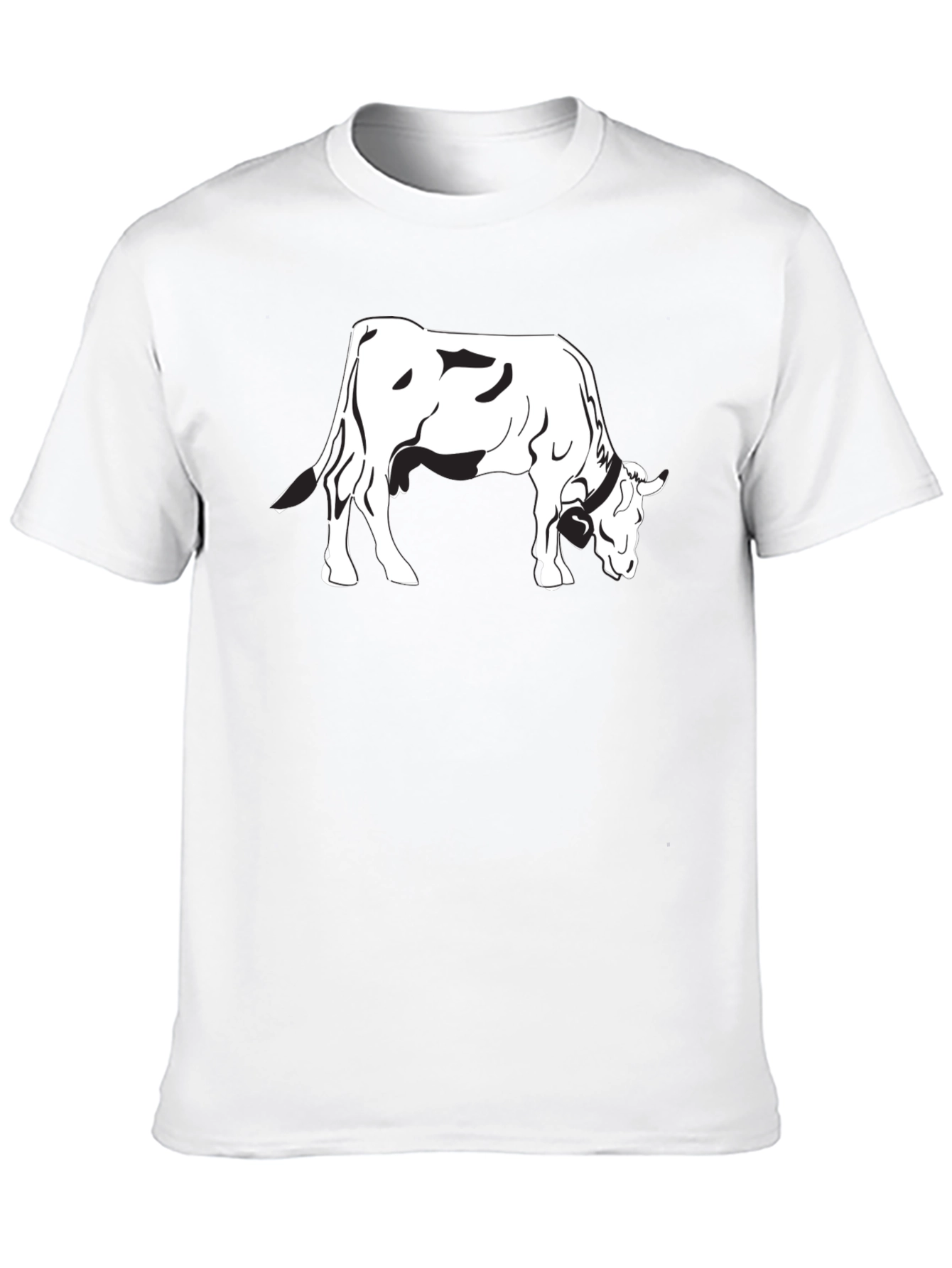 Cow Graphic Black T-Shirt