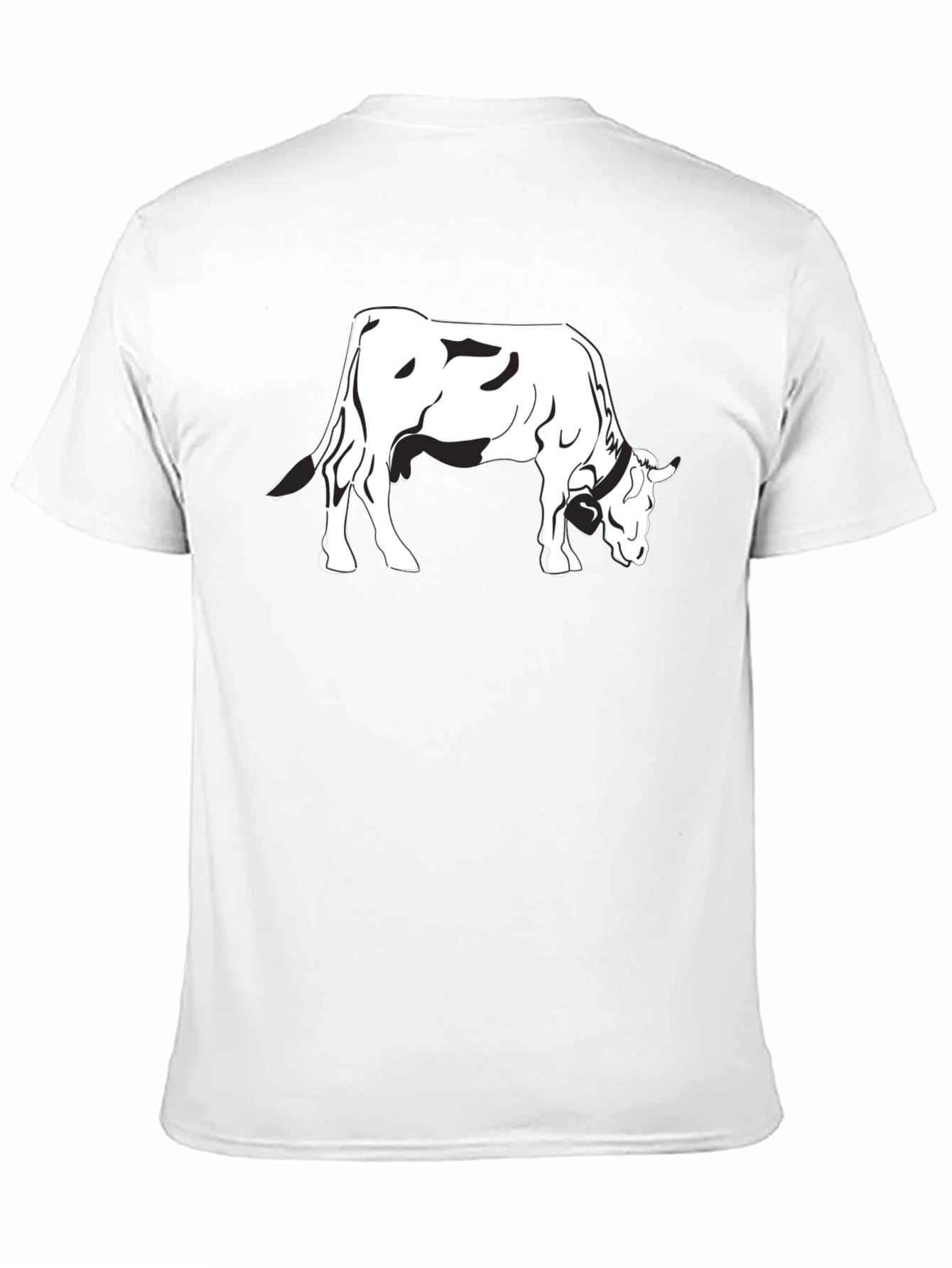 Cow Graphic Black T-Shirt