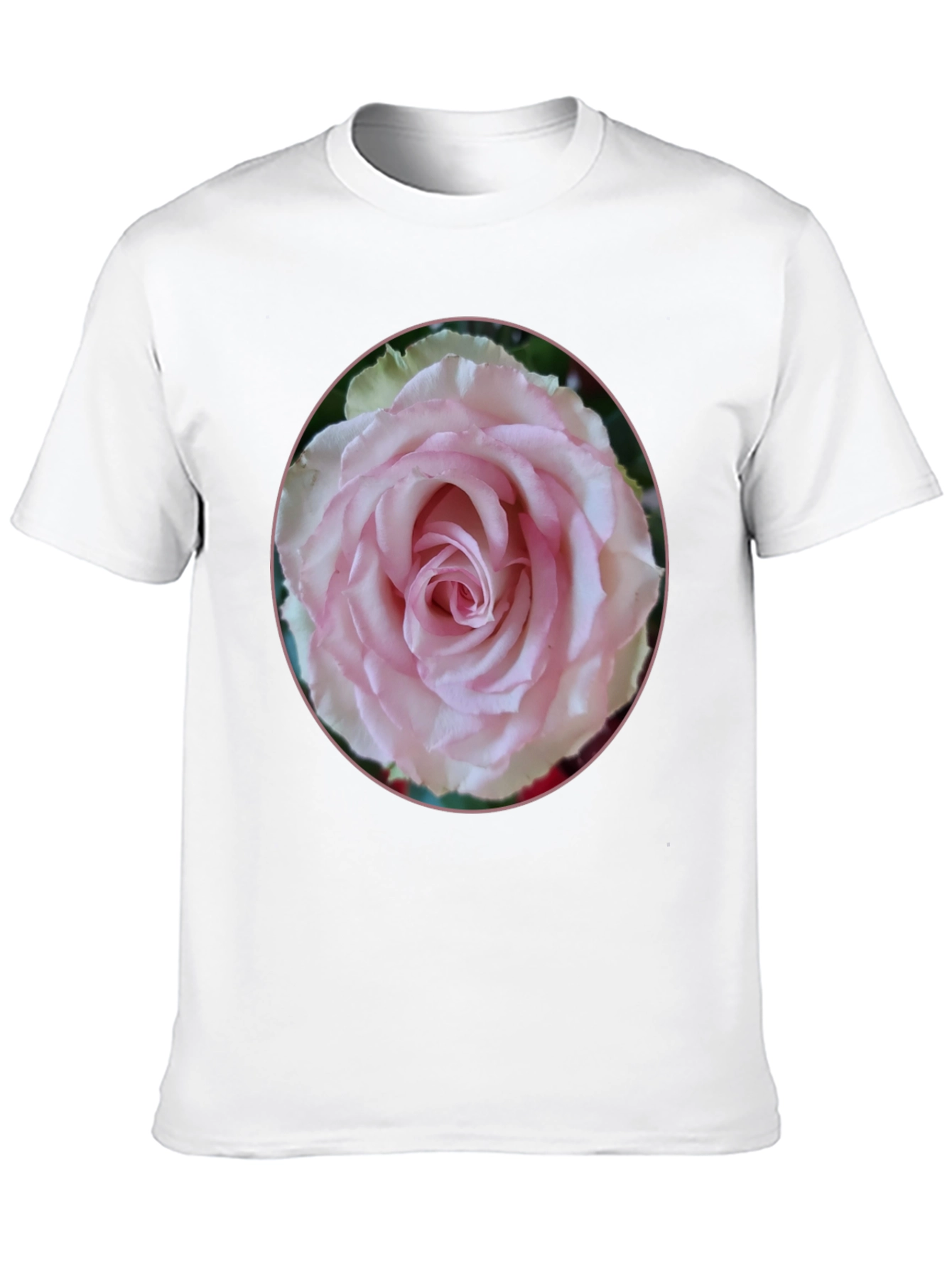 Rose Graphic Tee - Black Stylish Floral Design
