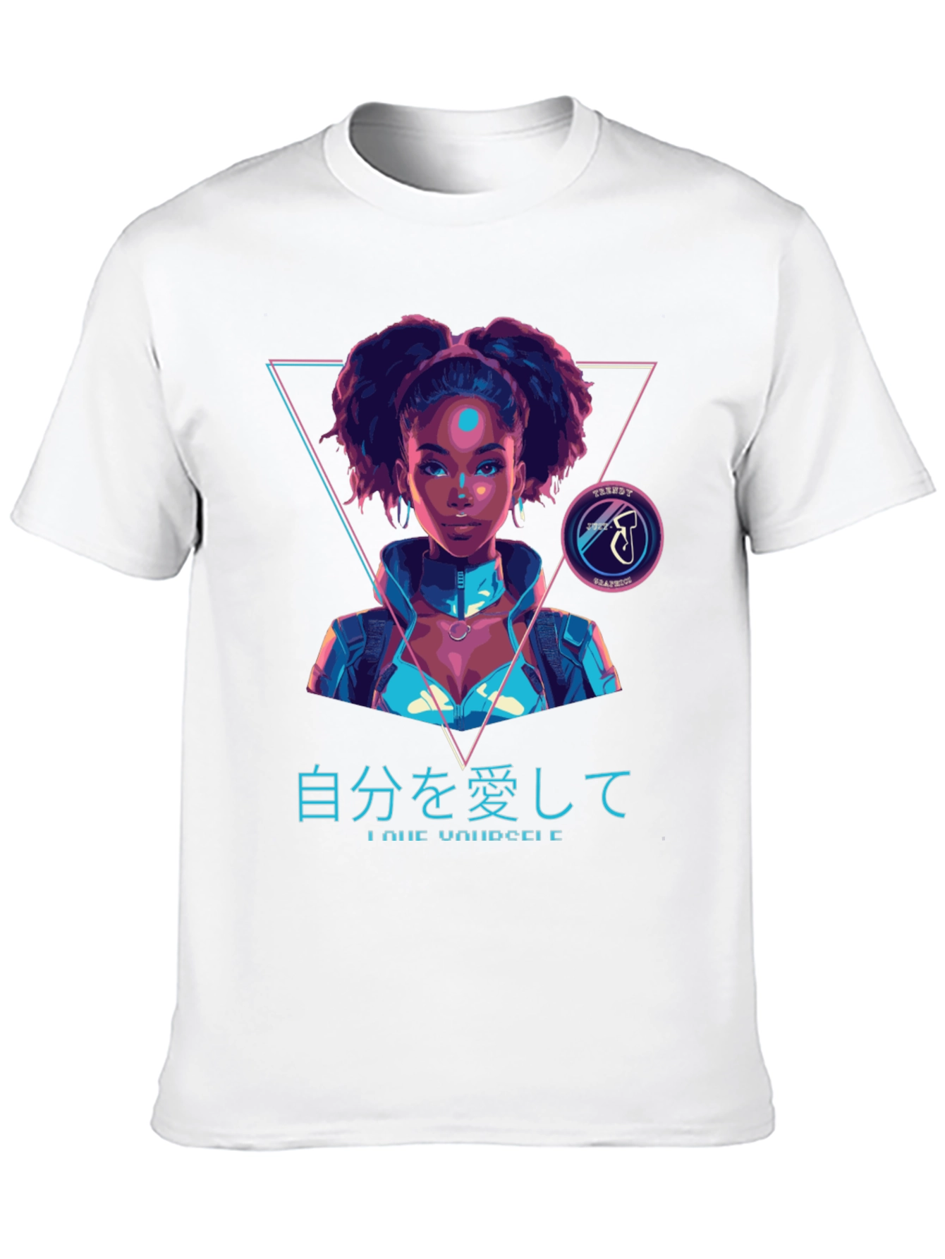 Cyberpunk Afro Girl T-Shirt