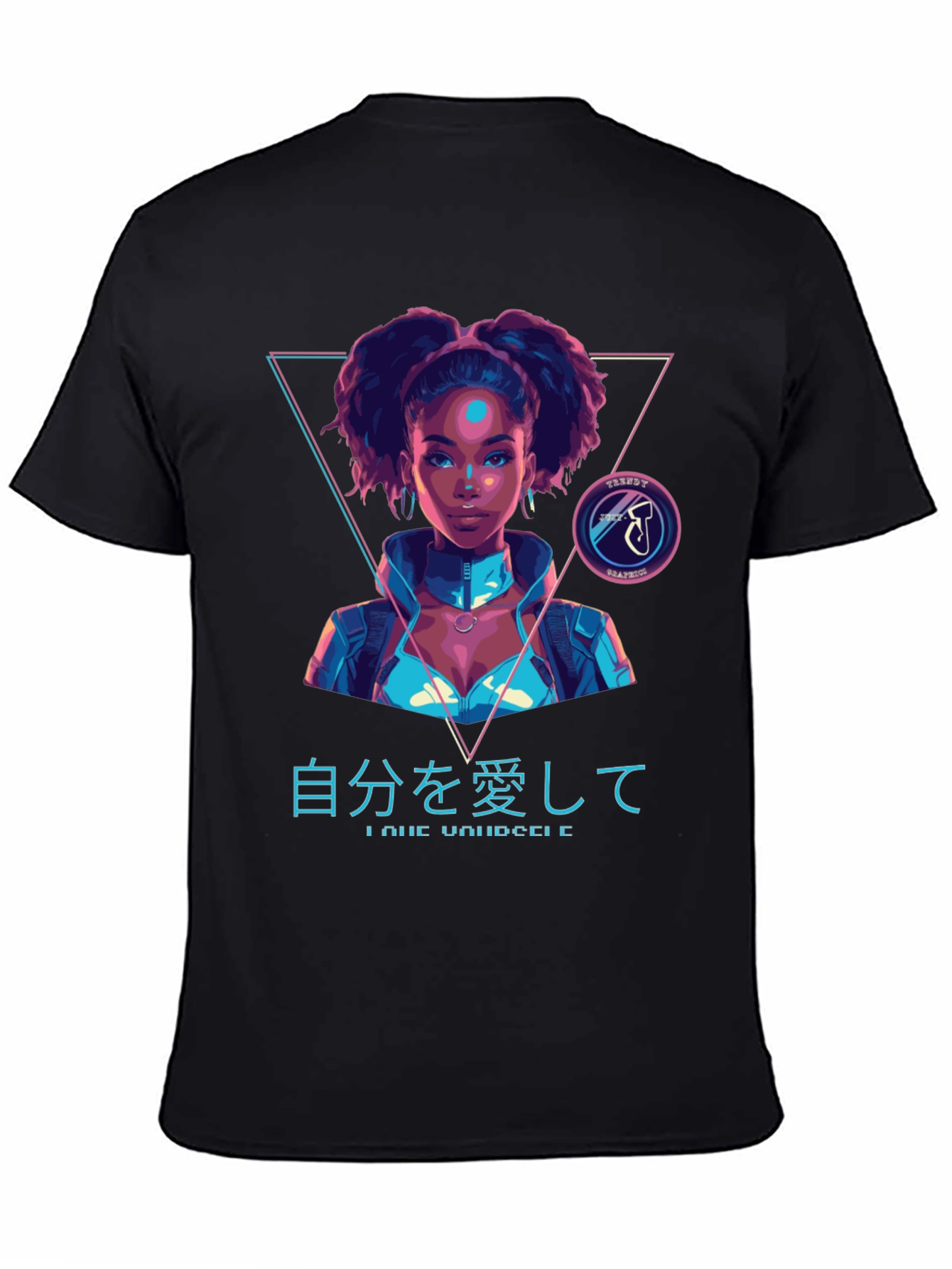 Cyberpunk Afro Girl T-Shirt