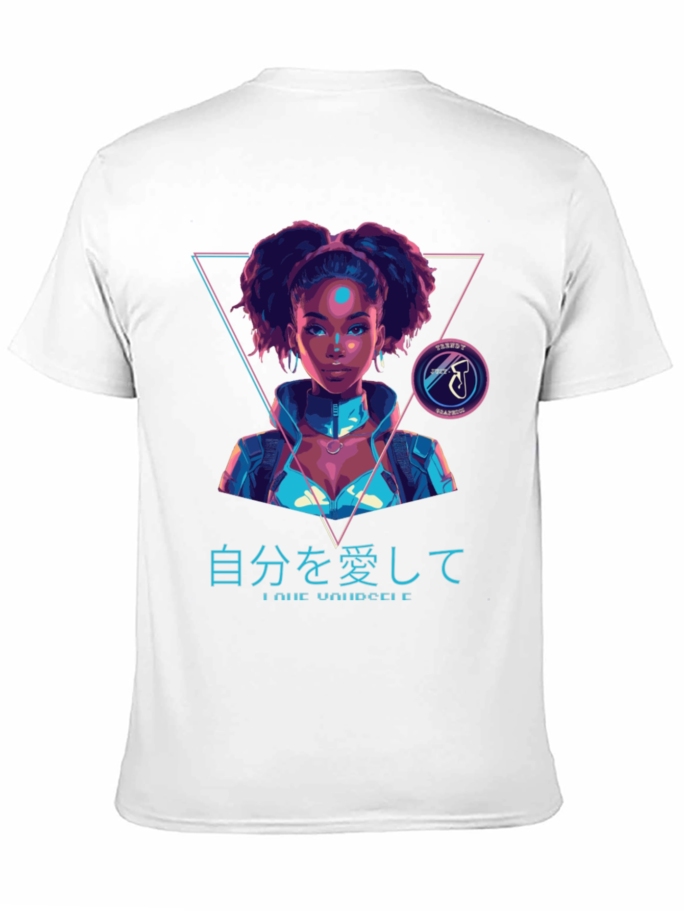 Cyberpunk Afro Girl T-Shirt