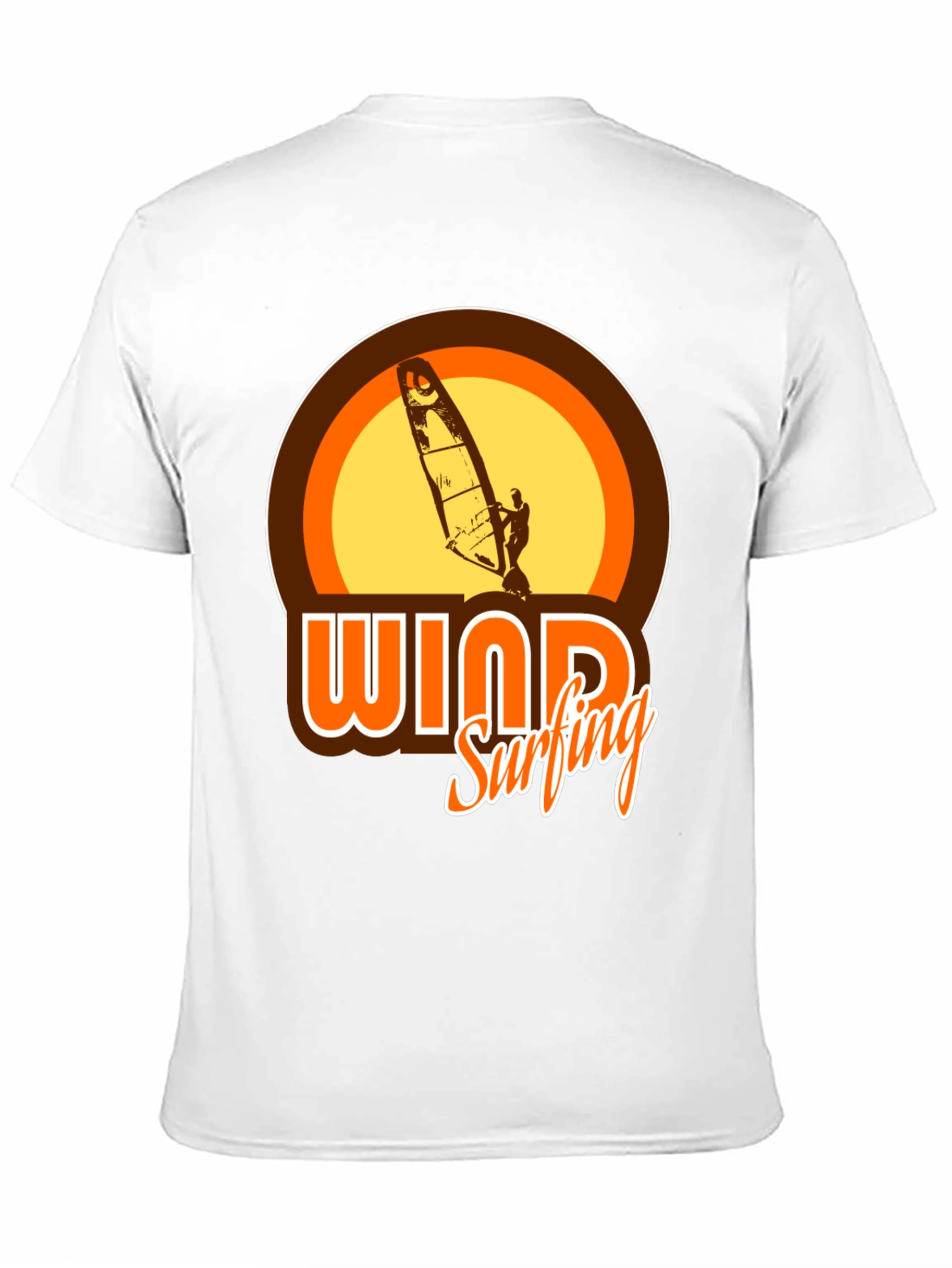Windsurfing Graphic Tee - Retro Style T-Shirt