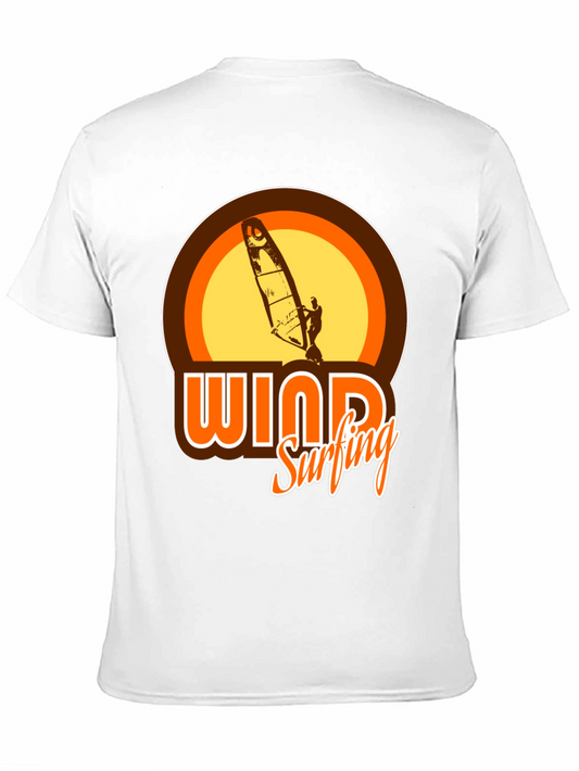 Windsurfing Graphic Tee - Retro Style T-Shirt