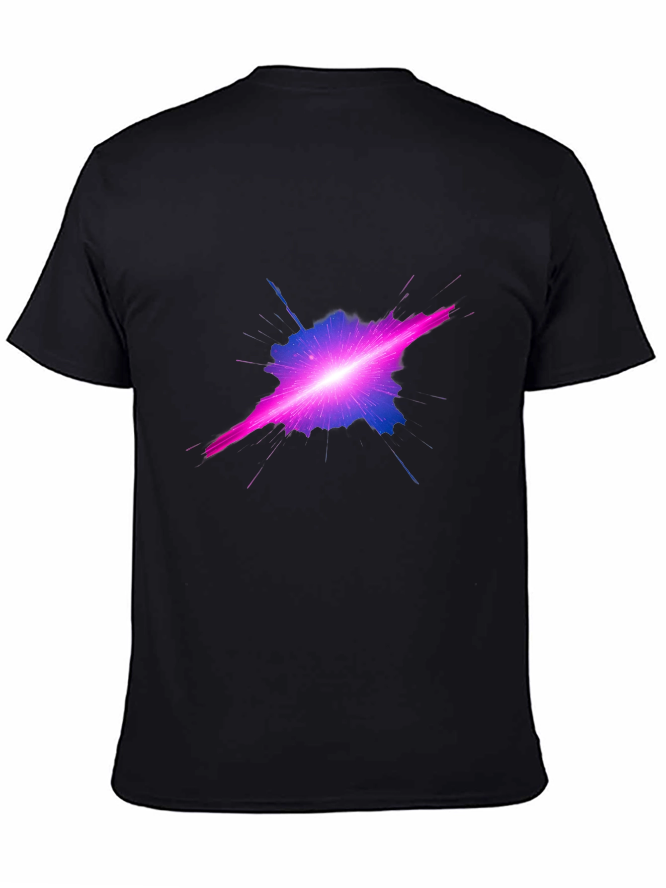Abstract Galaxy Black T-Shirt