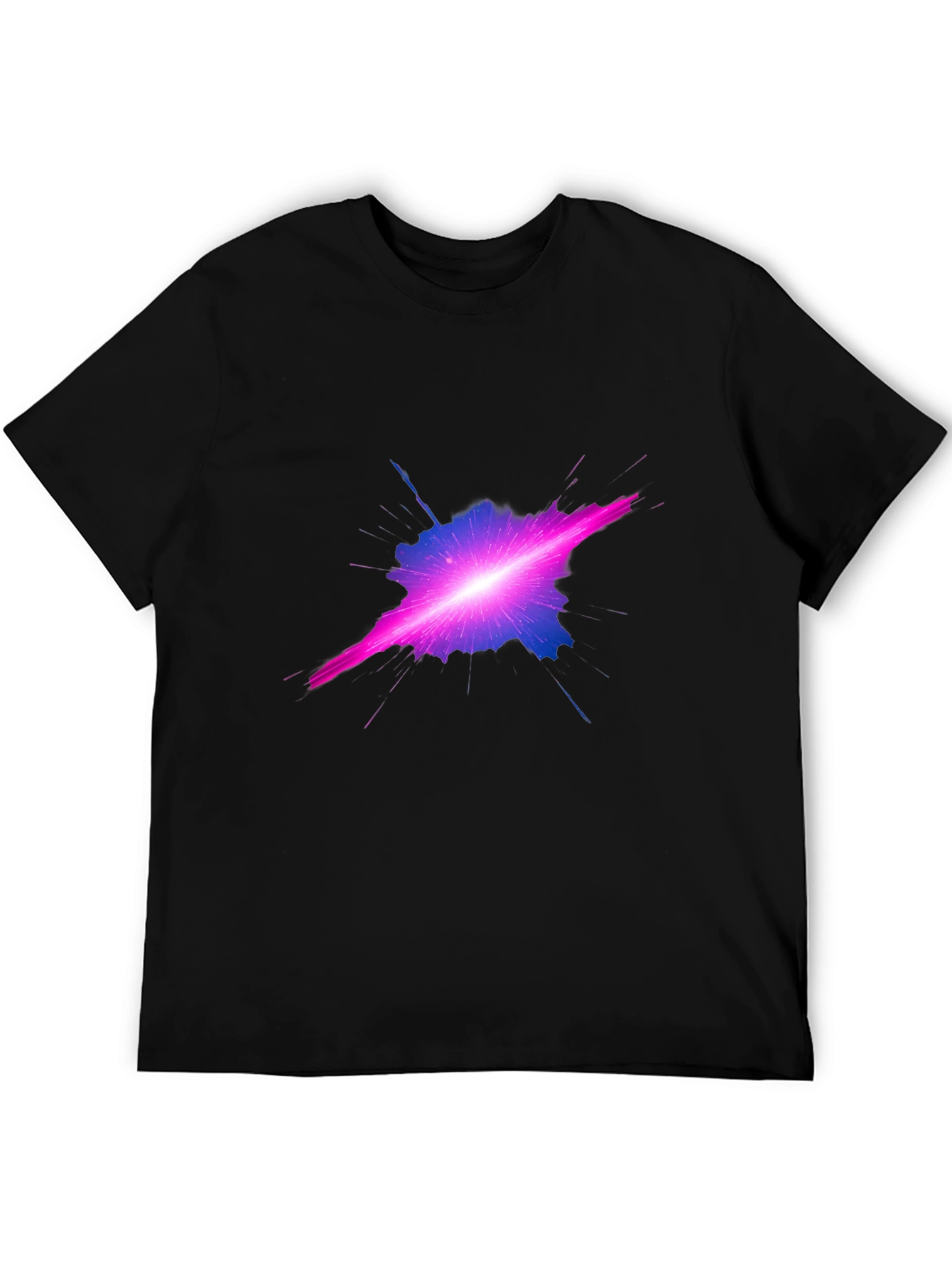 Abstract Galaxy Black T-Shirt