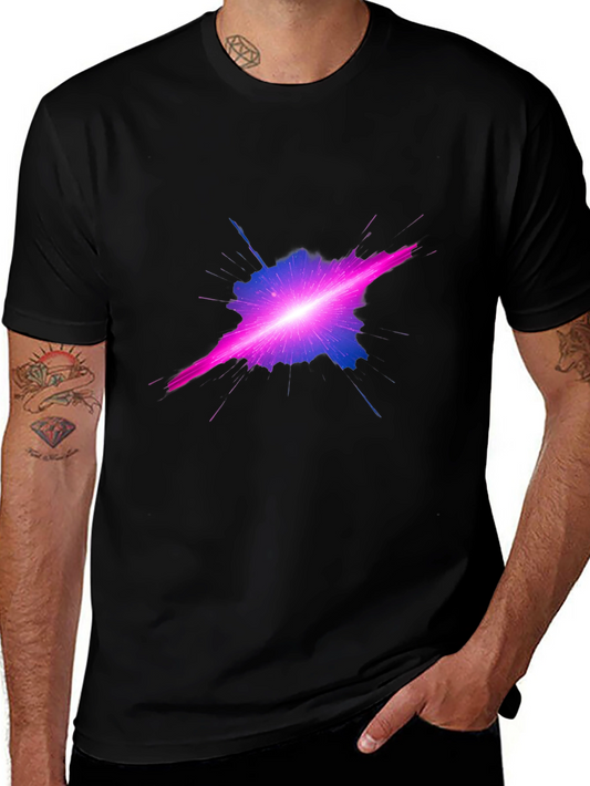 Abstract Galaxy Black T-Shirt