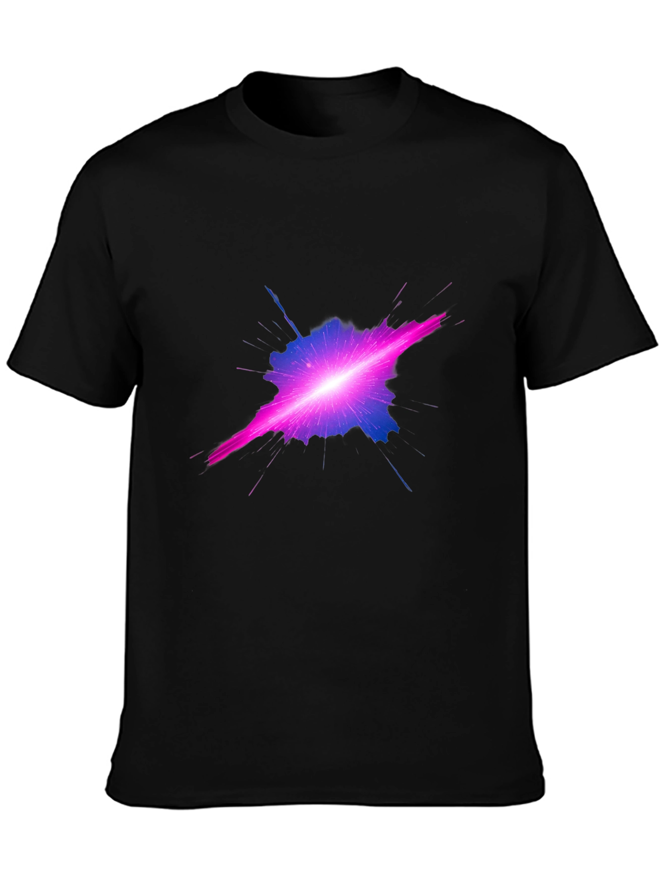 Abstract Galaxy Black T-Shirt
