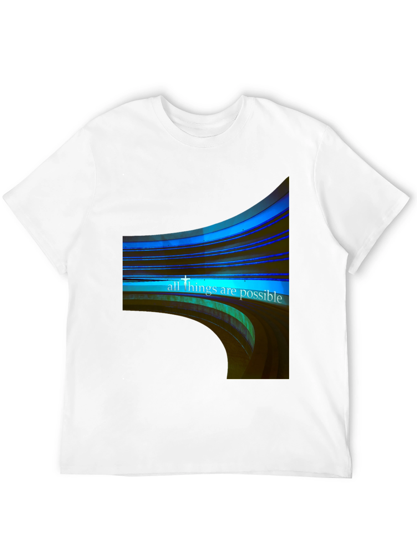 All Things Possible Graphic Black Tee