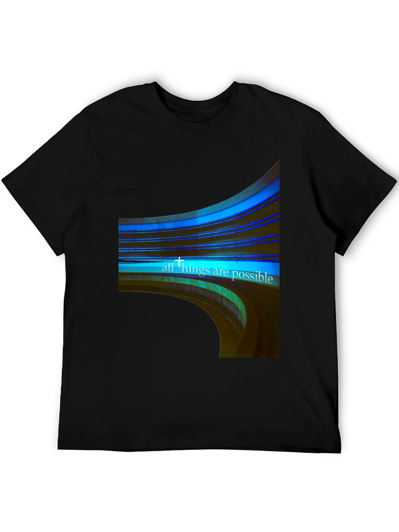 All Things Possible Graphic Black Tee