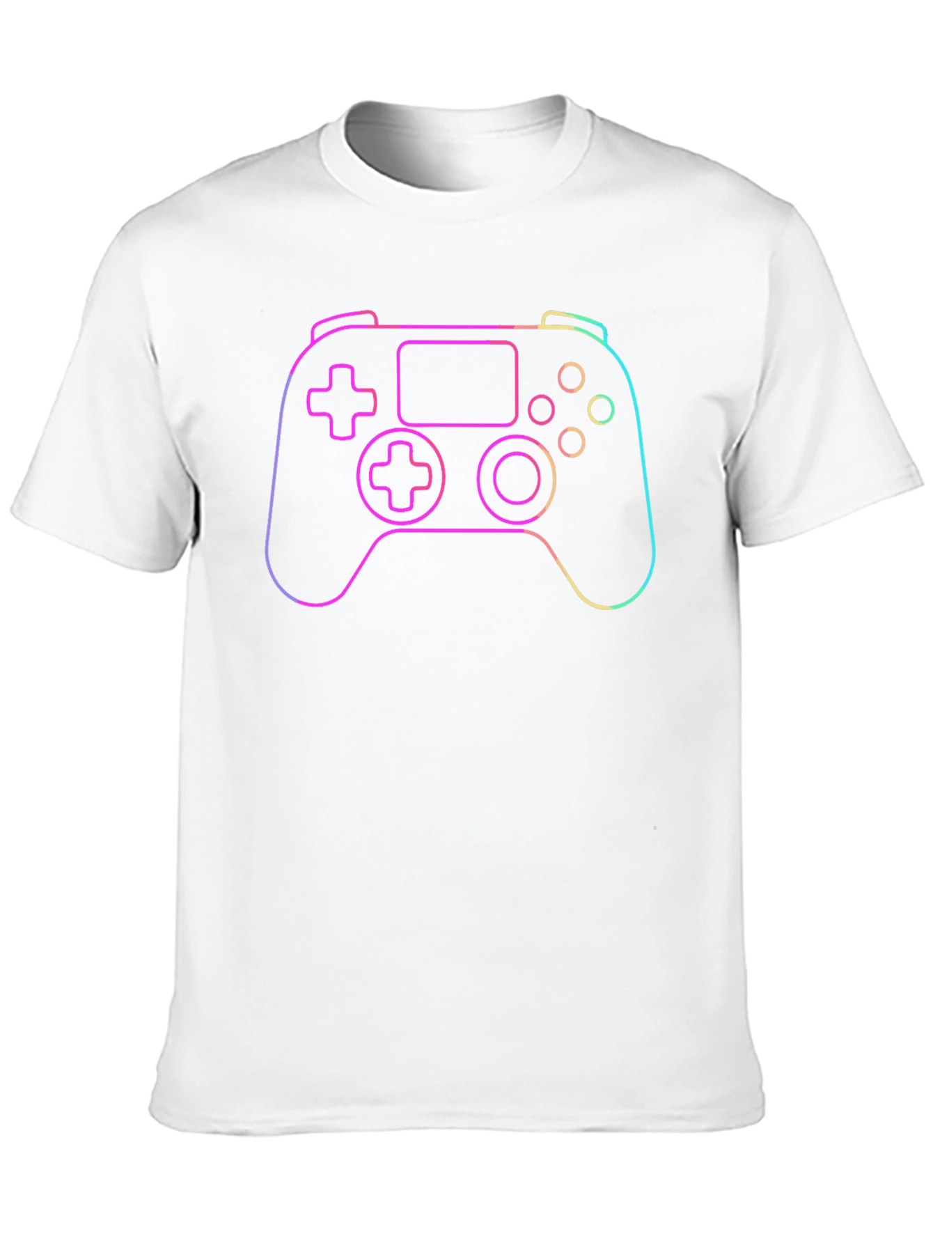 Neon Gaming Controller Graphic Tee