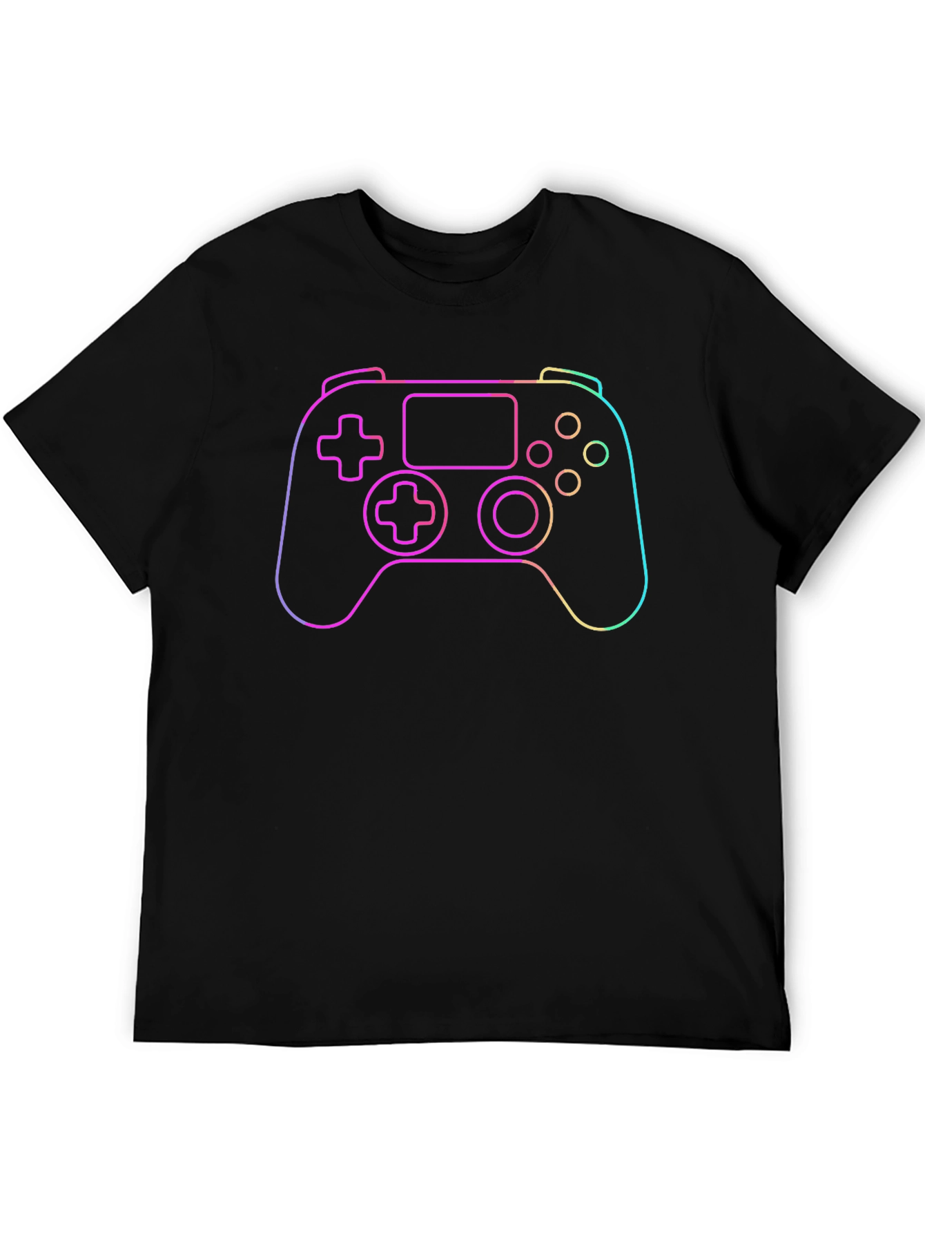 Neon Gaming Controller Graphic Tee