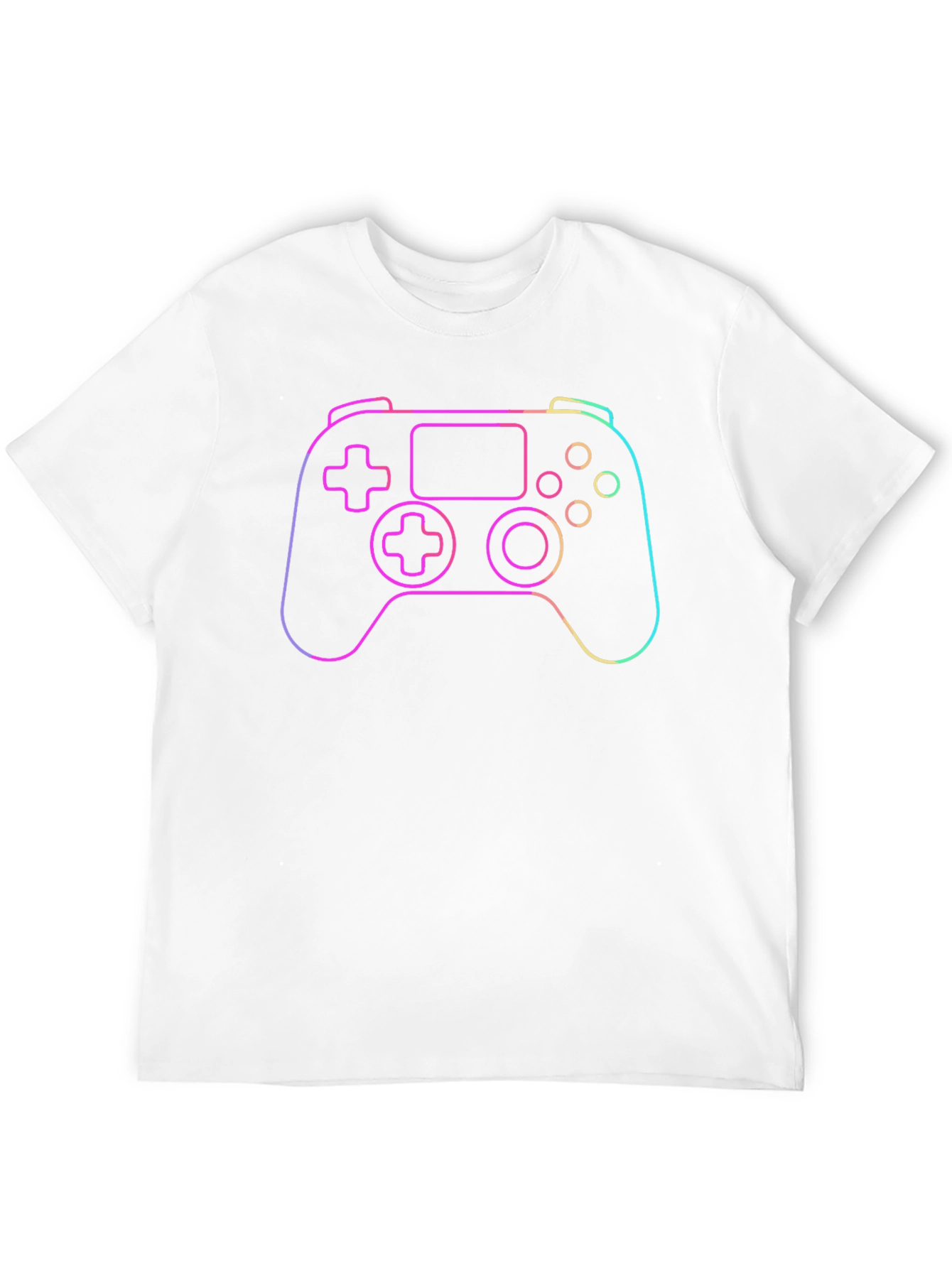 Neon Gaming Controller Graphic Tee