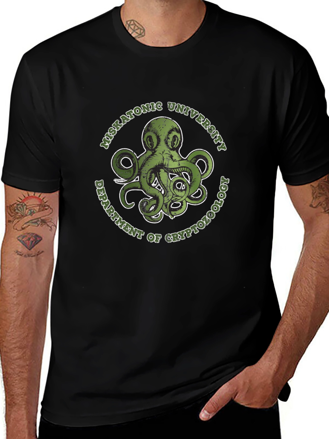 Miskatonic University T-Shirt - Cryptozoology Department