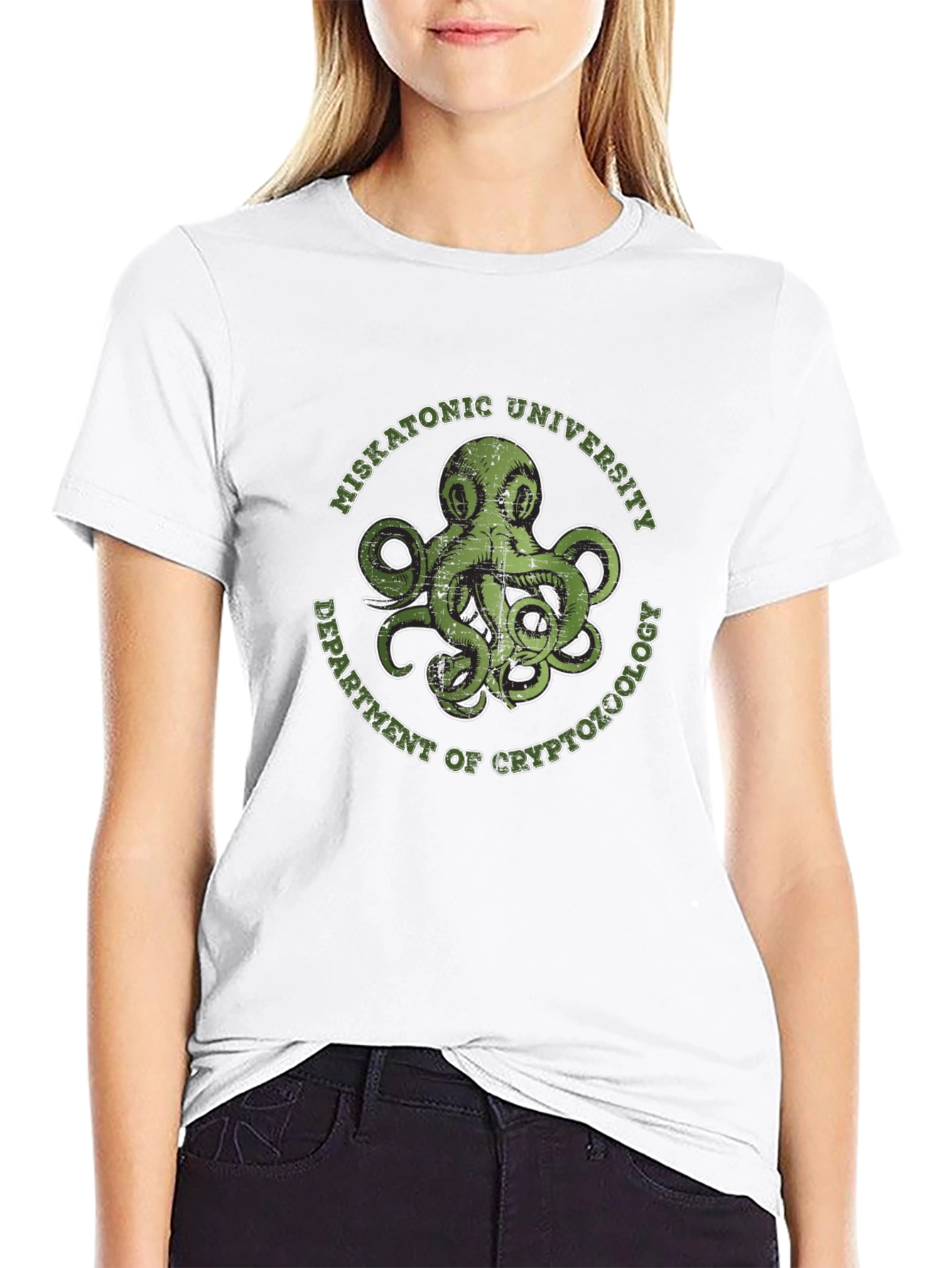 Miskatonic University T-Shirt - Cryptozoology Department