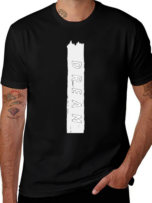 Dream Graphic Print Black T-Shirt