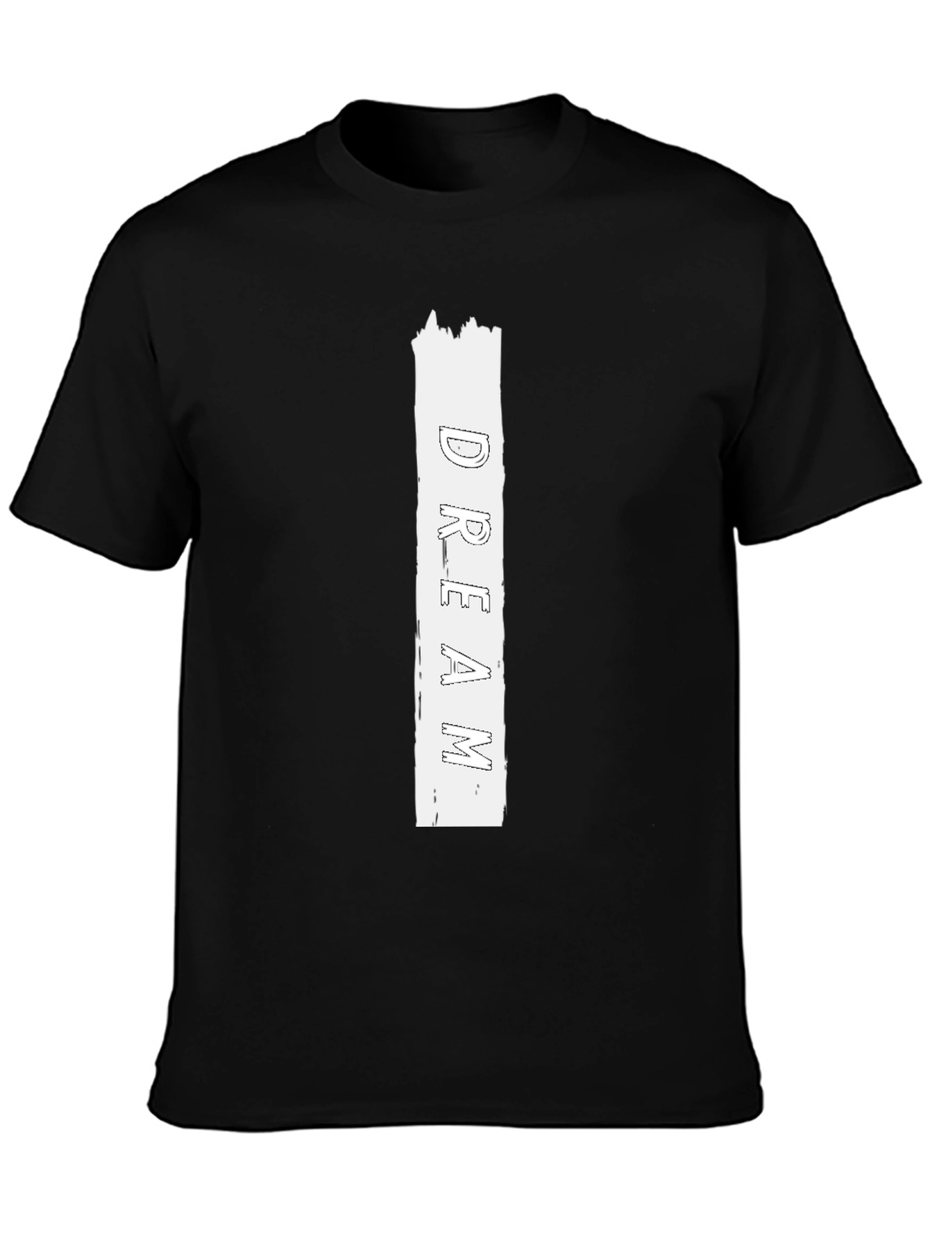 Dream Graphic Print Black T-Shirt