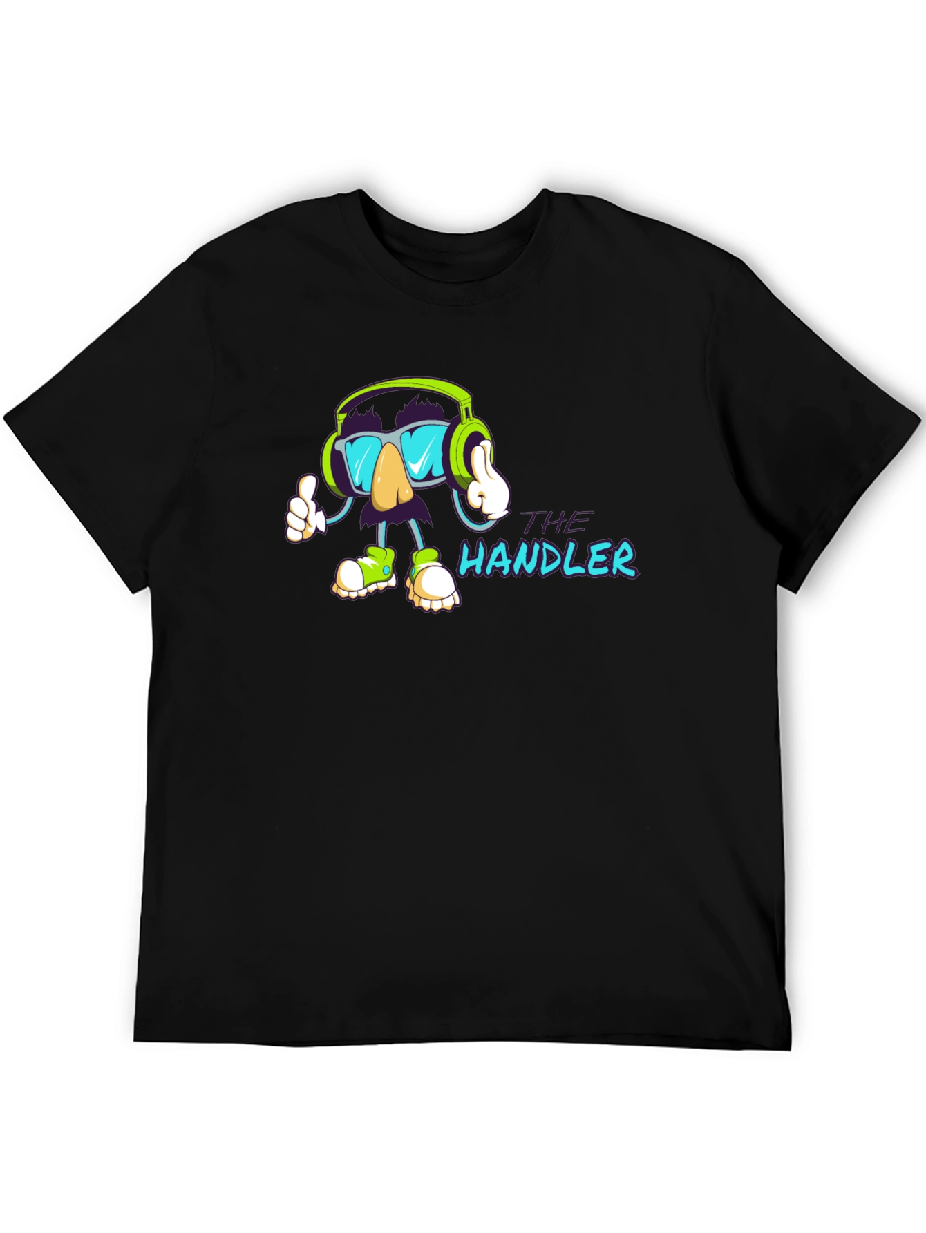 The Handler Black Graphic T-Shirt