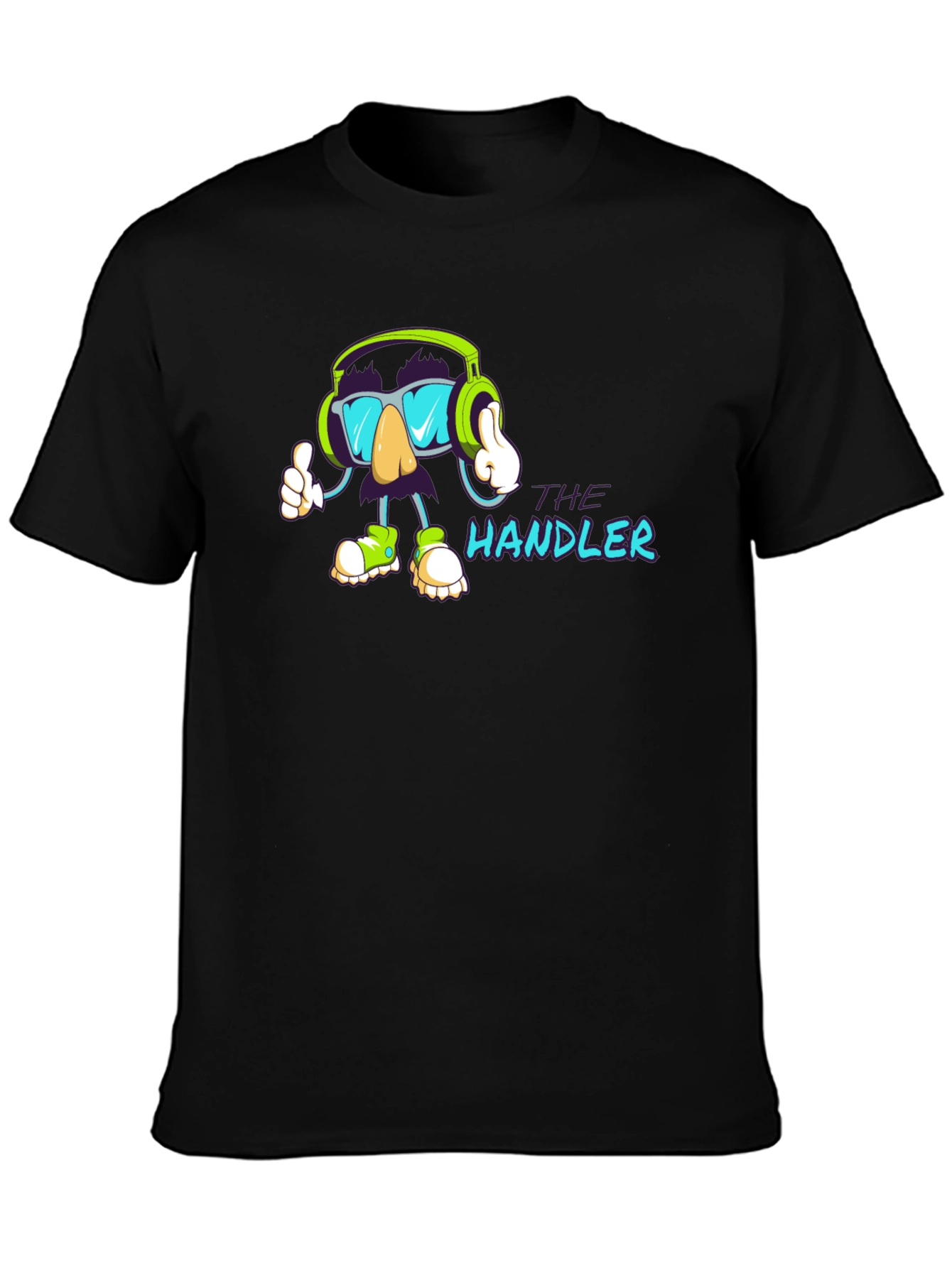The Handler Black Graphic T-Shirt