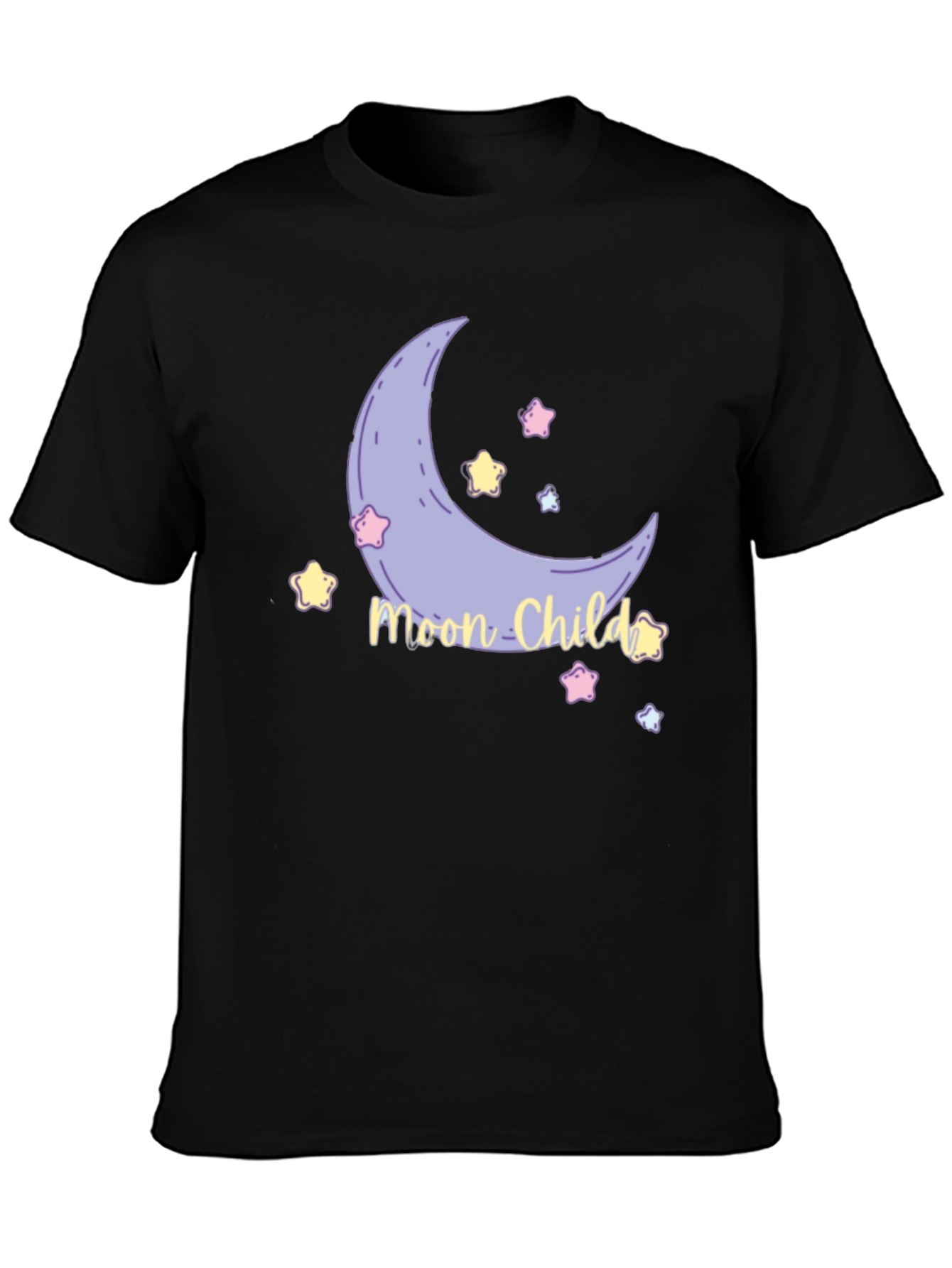 Moon Child Graphic Tee - Unisex Soft Cotton T-Shirt