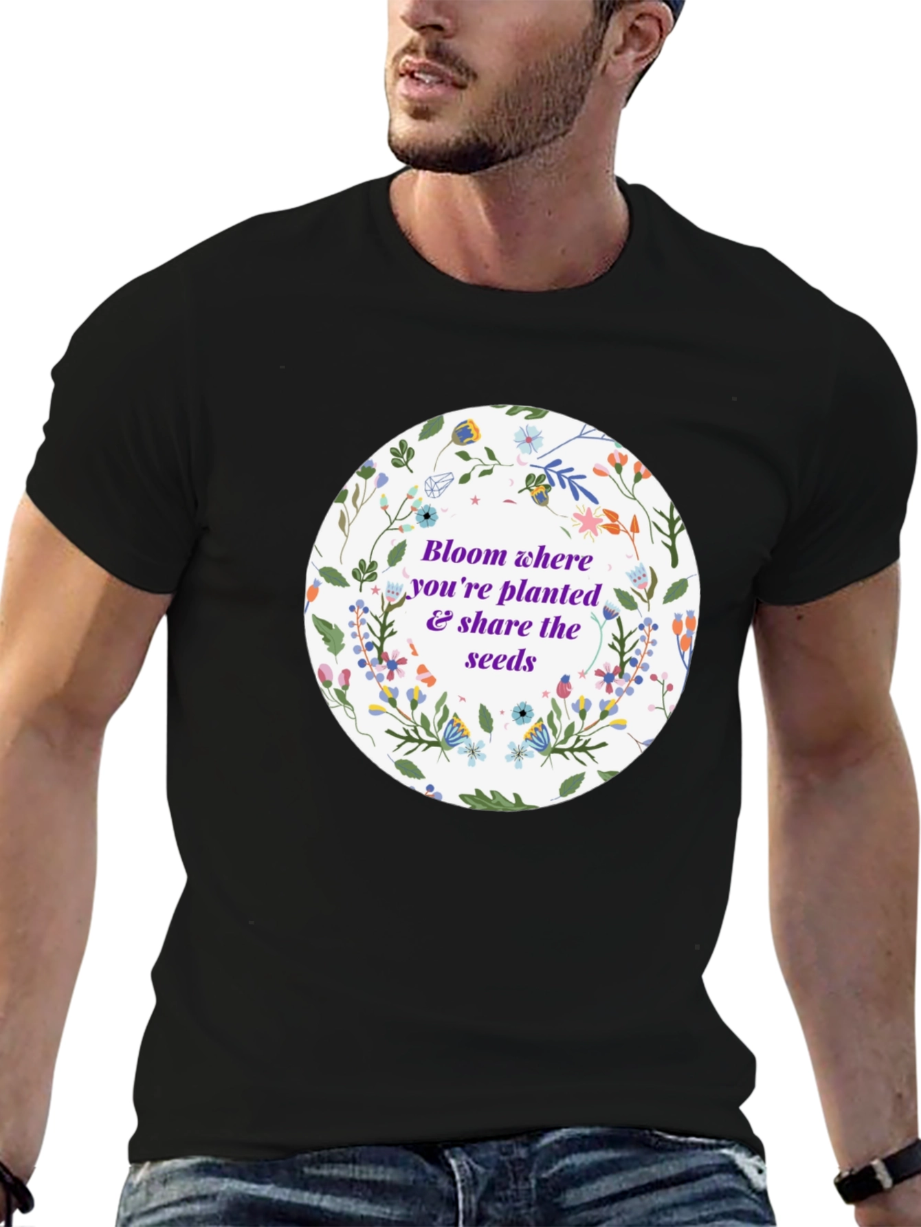 Bloom Where Youre Planted Graphic T-Shirt