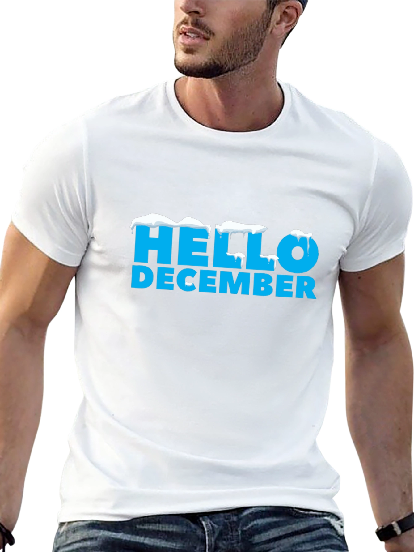 Hello December Holiday Graphic Tee