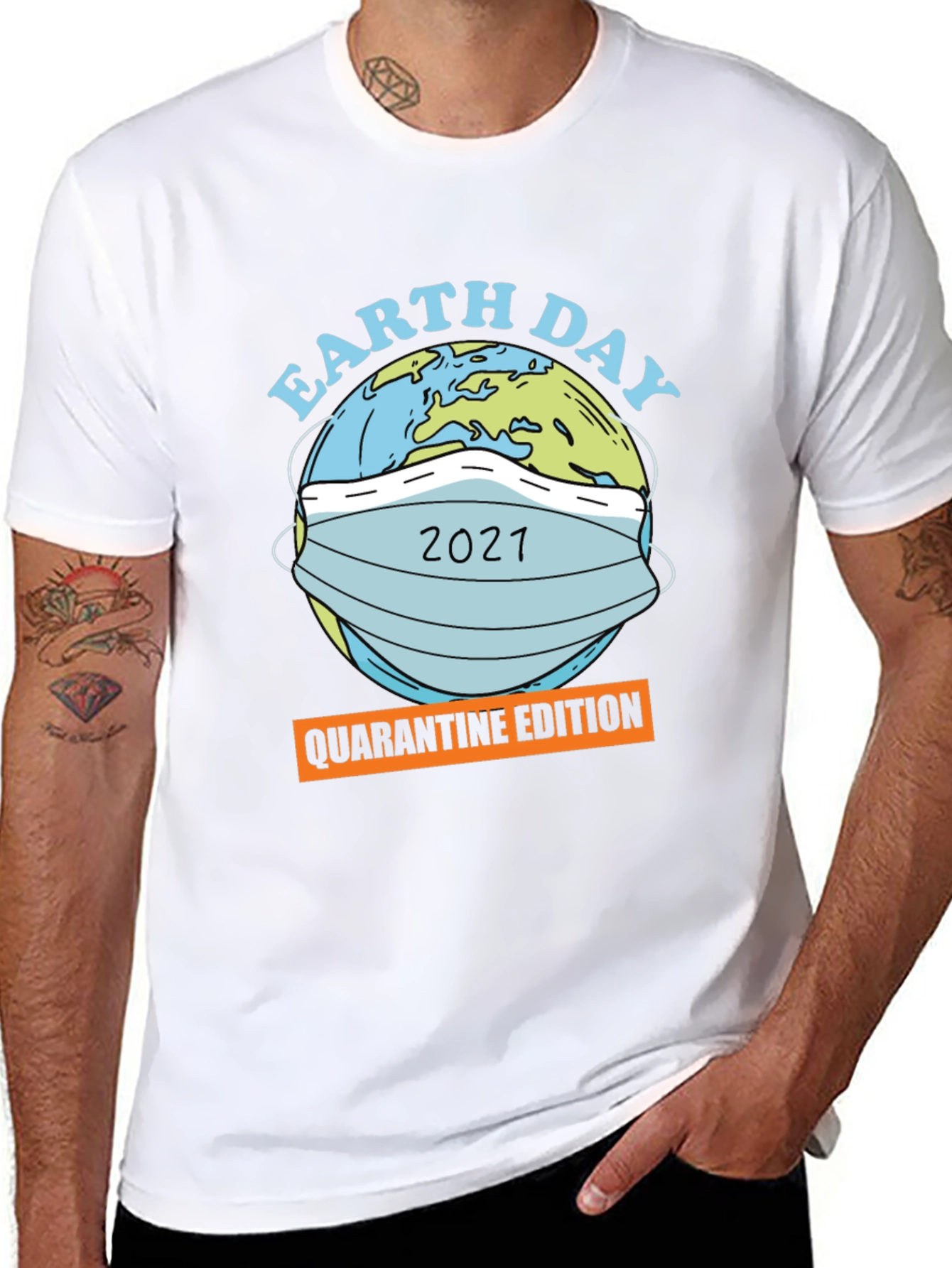 Earth Day 2021 Quarantine Edition Graphic T-Shirt
