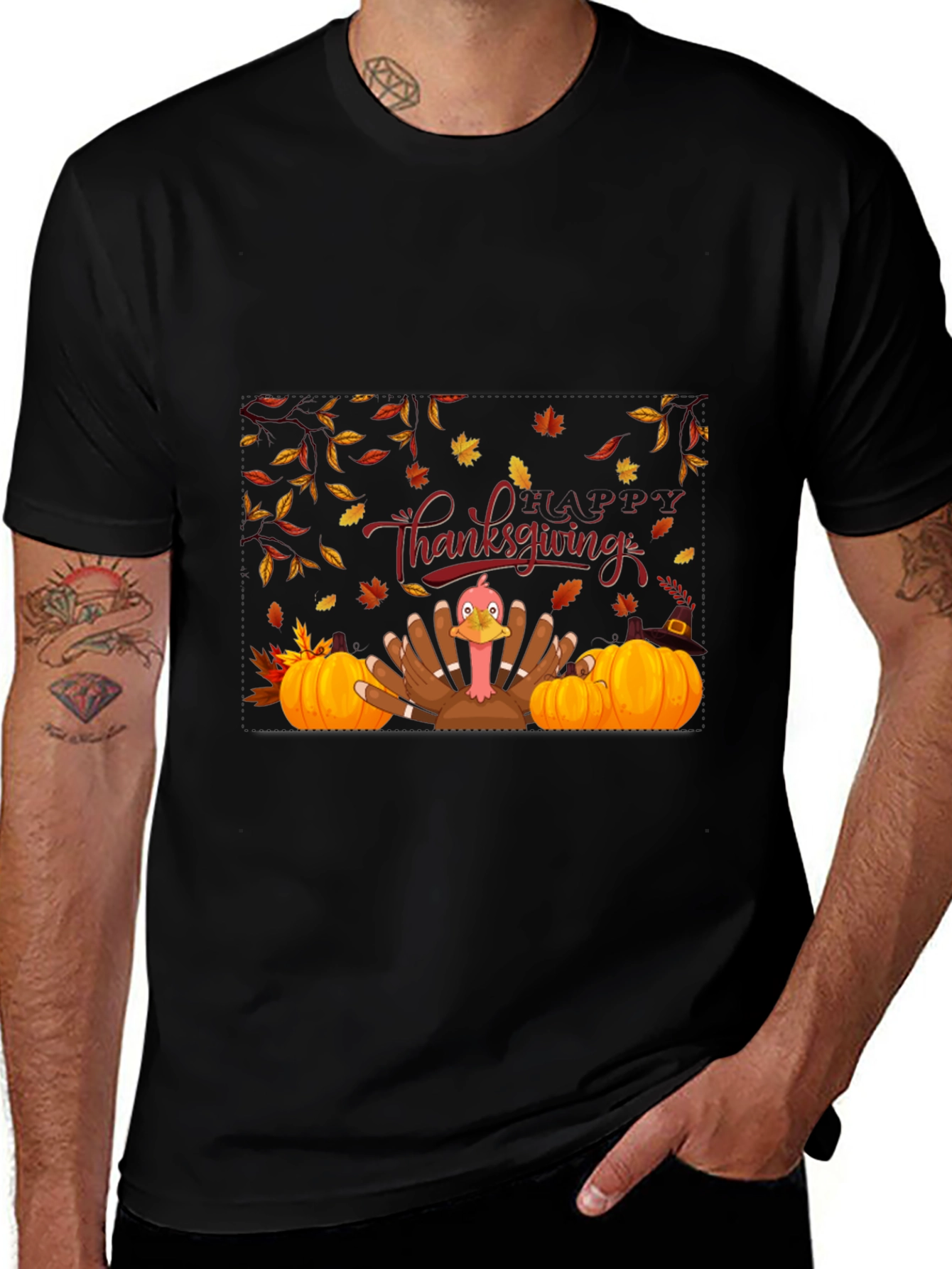Thanksgiving Turkey Graphic Tee