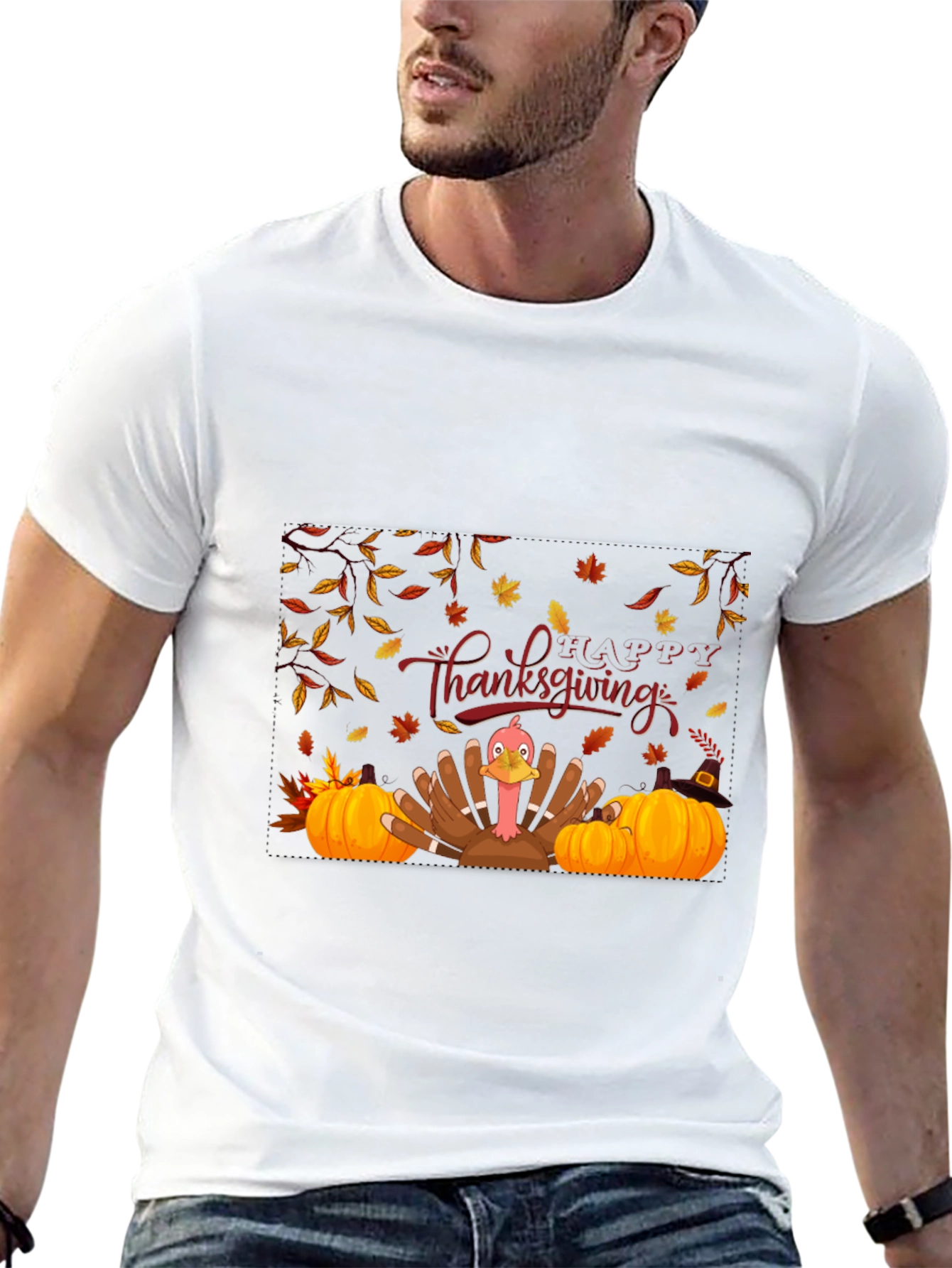 Thanksgiving Turkey Graphic Tee