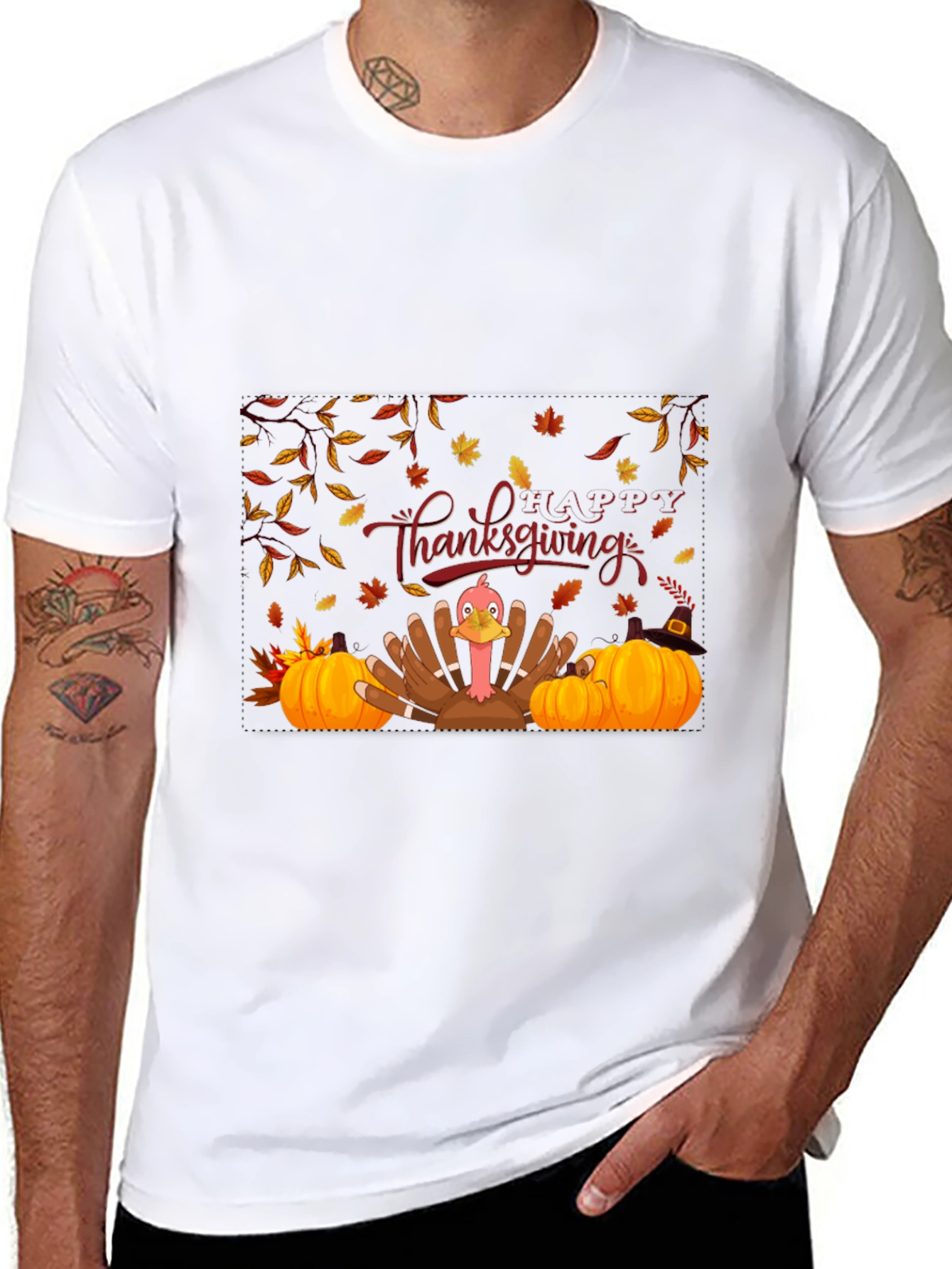 Thanksgiving Turkey Graphic Tee
